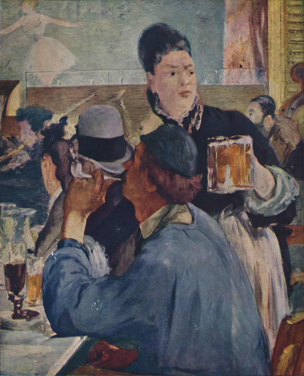 La Serveuse De Bocks, Servitrice, 1879, 1937. af Édouard Manet
