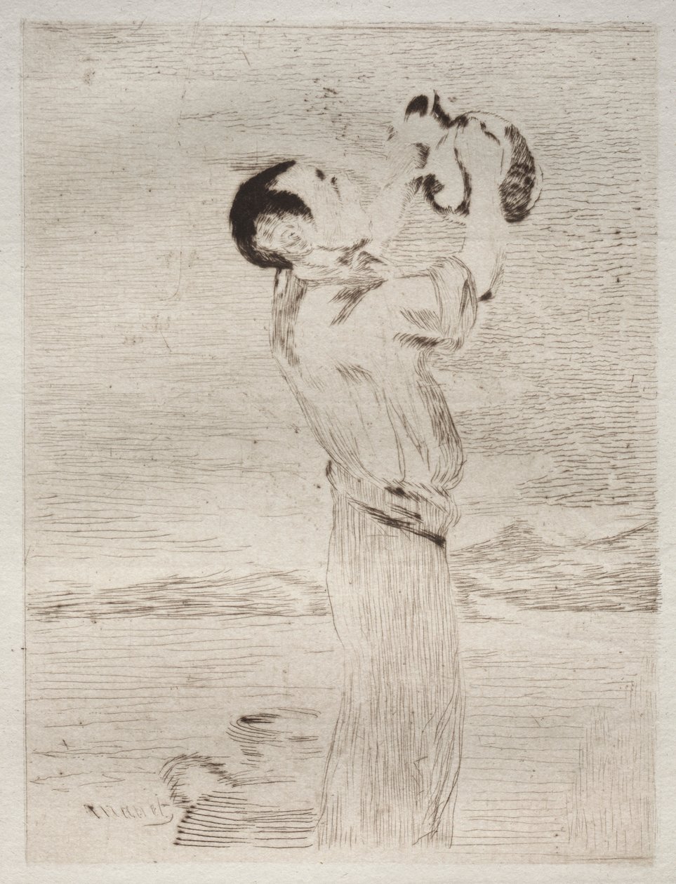 Vanddrikkeren. af Édouard Manet