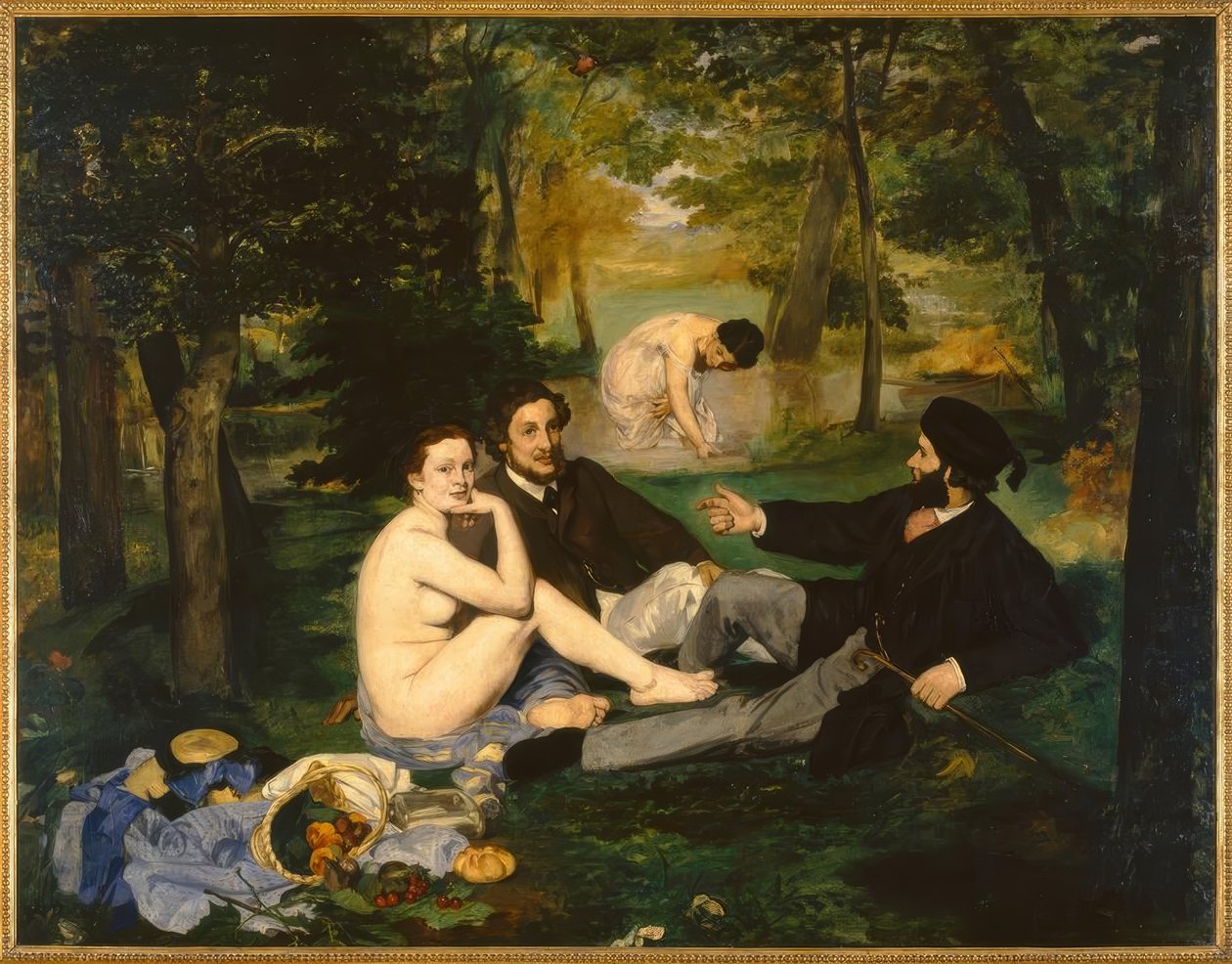 Frokost på græsset af Édouard Manet