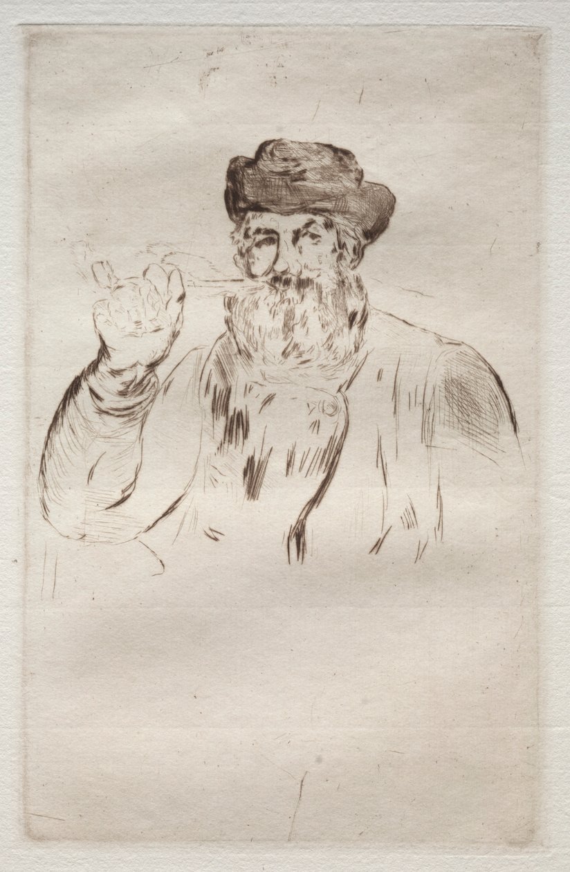 Rygeren. af Édouard Manet
