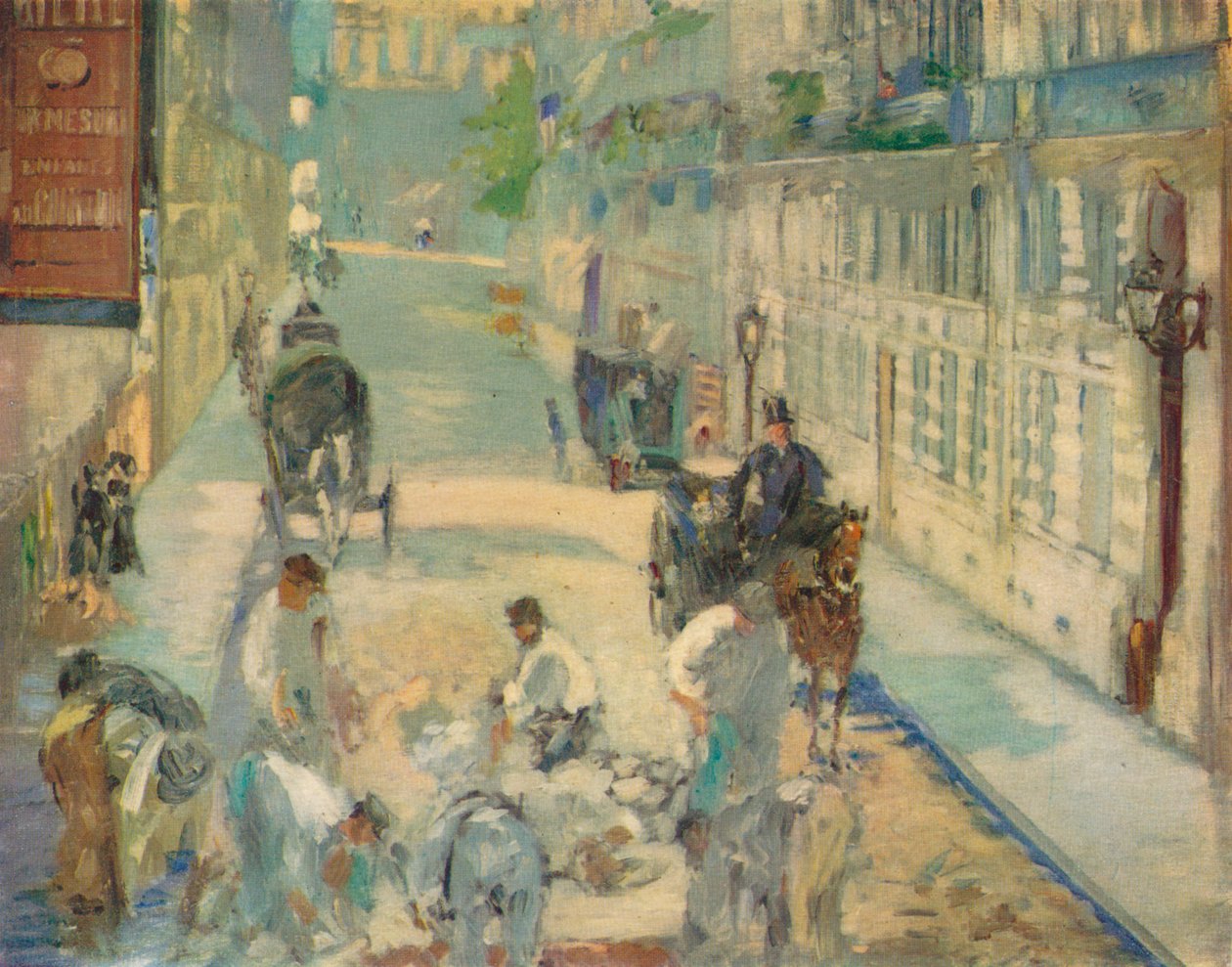 Pavors af Rue de Berne, 1878 af Édouard Manet