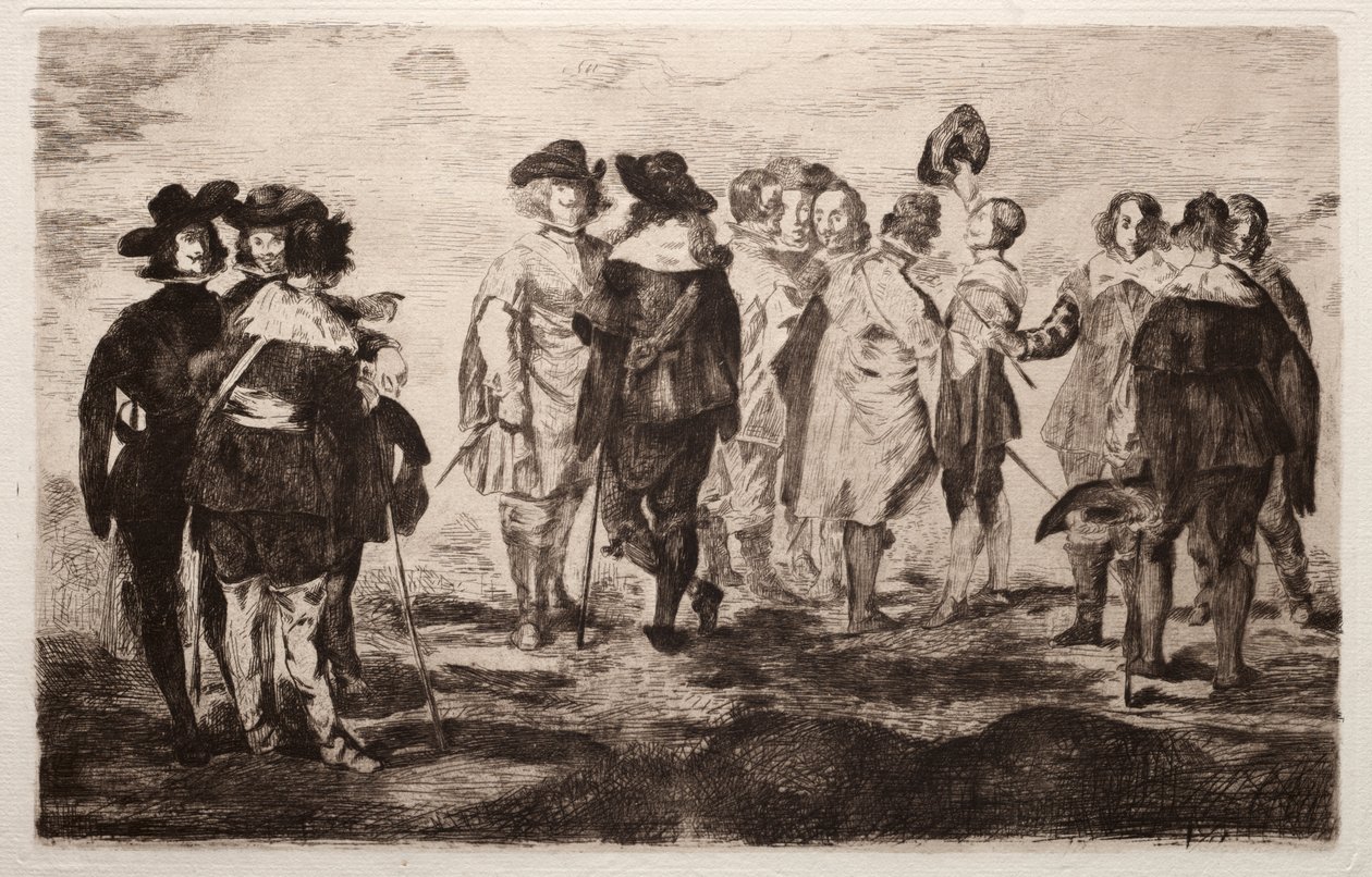 De små ryttere af Édouard Manet