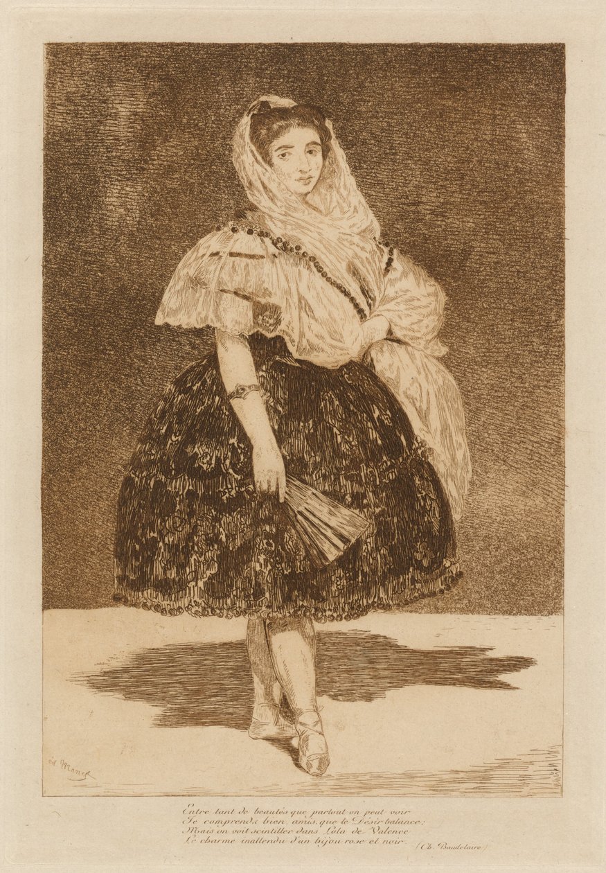 Lola de Valencia af Édouard Manet