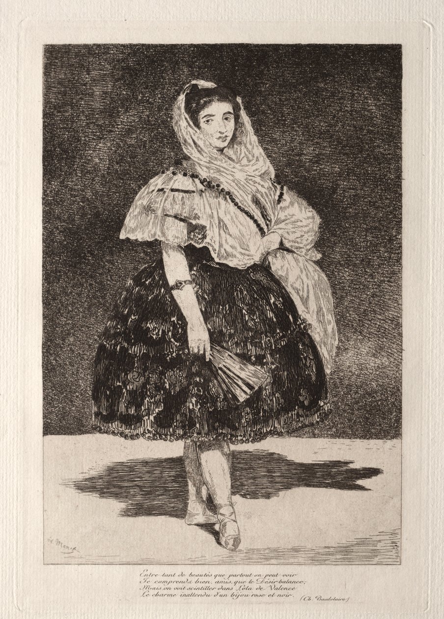 Lola de Valencia af Édouard Manet
