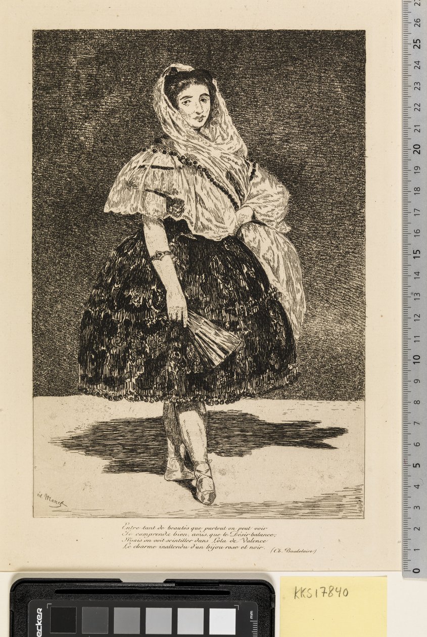 Lola de Valencia af Édouard Manet