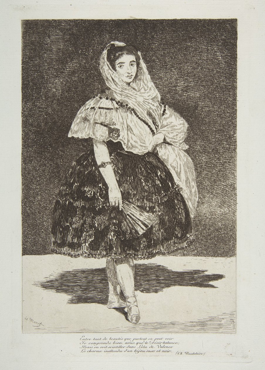 Lola de Valence af Édouard Manet