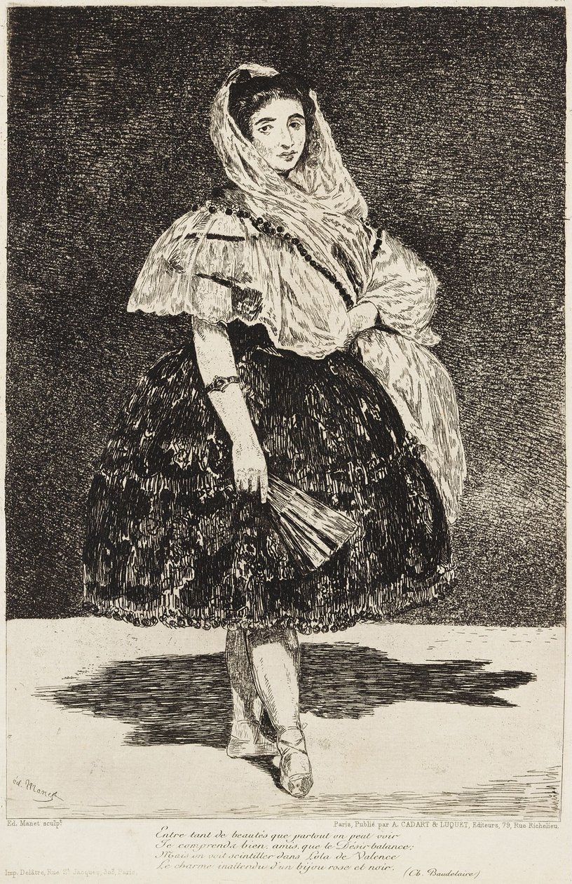Lola de Valence af Édouard Manet