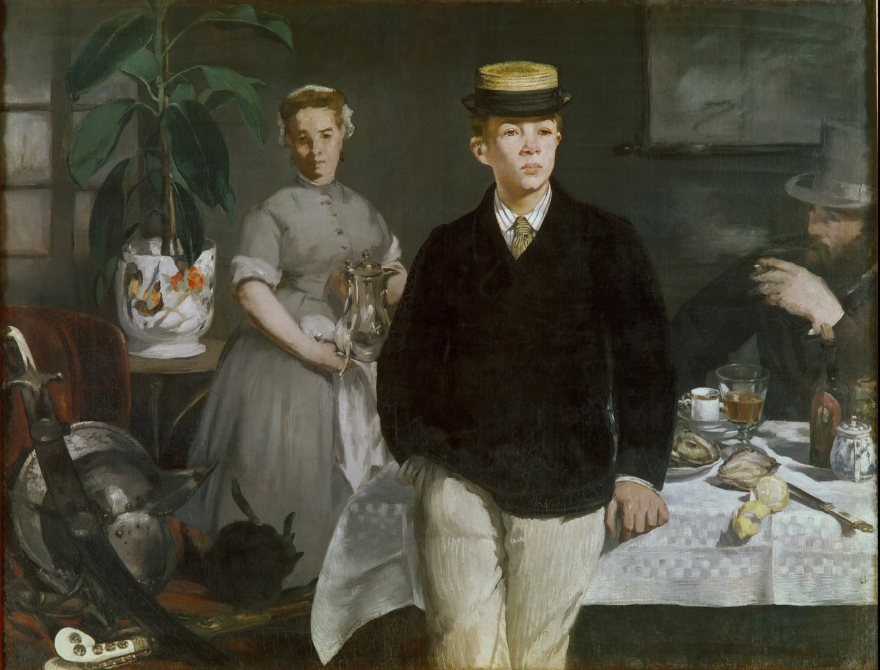 Frokost i studiet af Édouard Manet