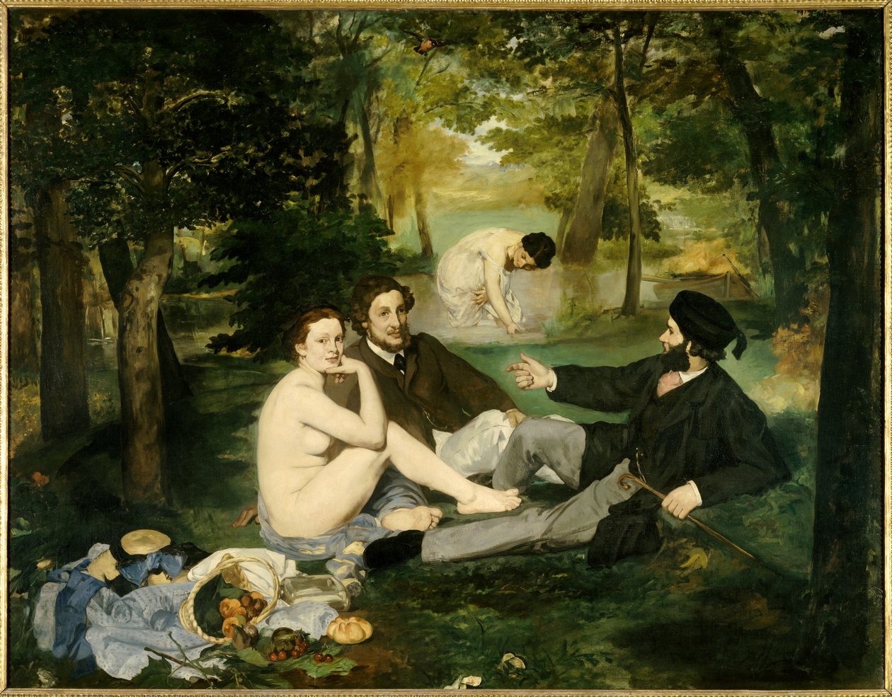 Frokost på græsset af Édouard Manet