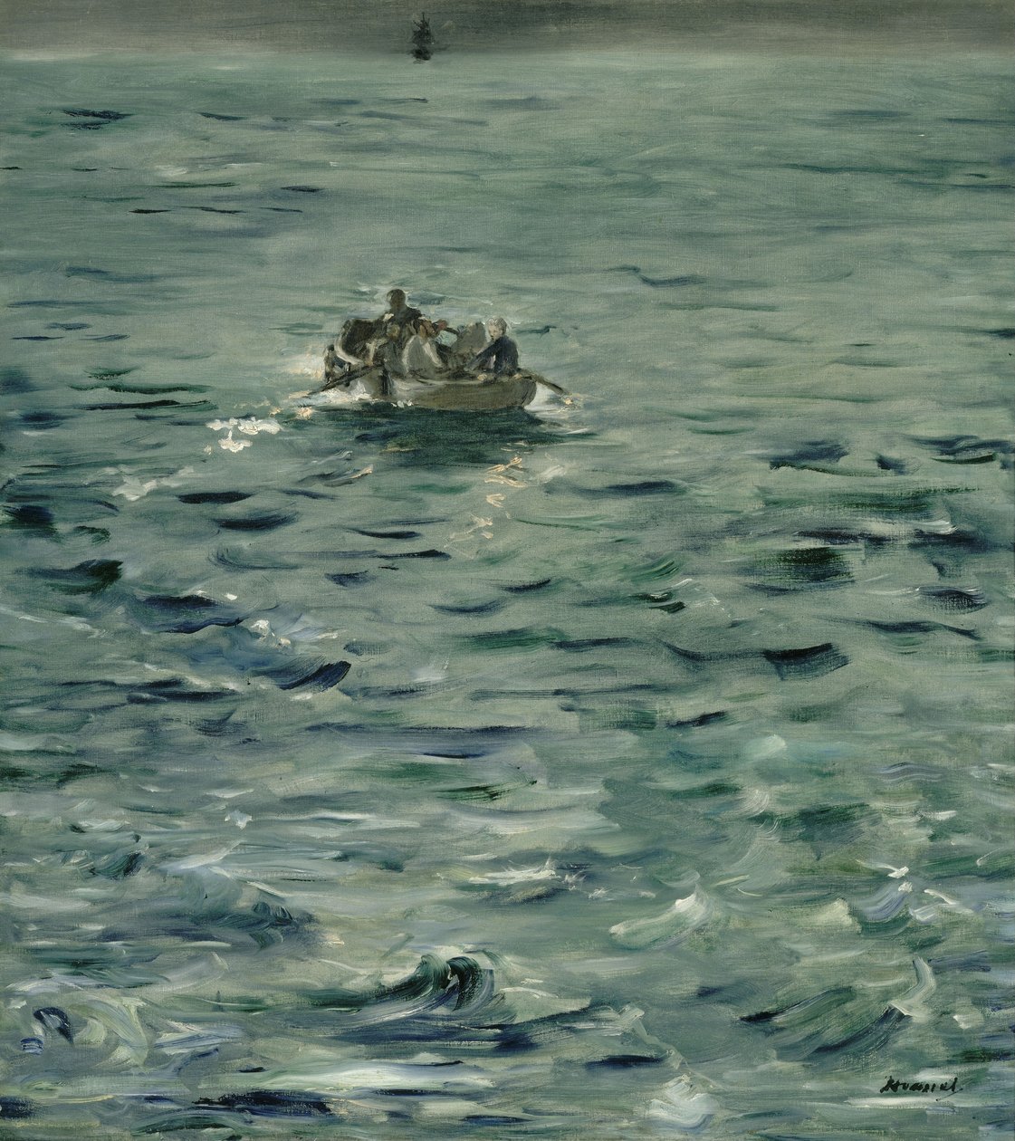 Flugt fra Rochefort af Édouard Manet