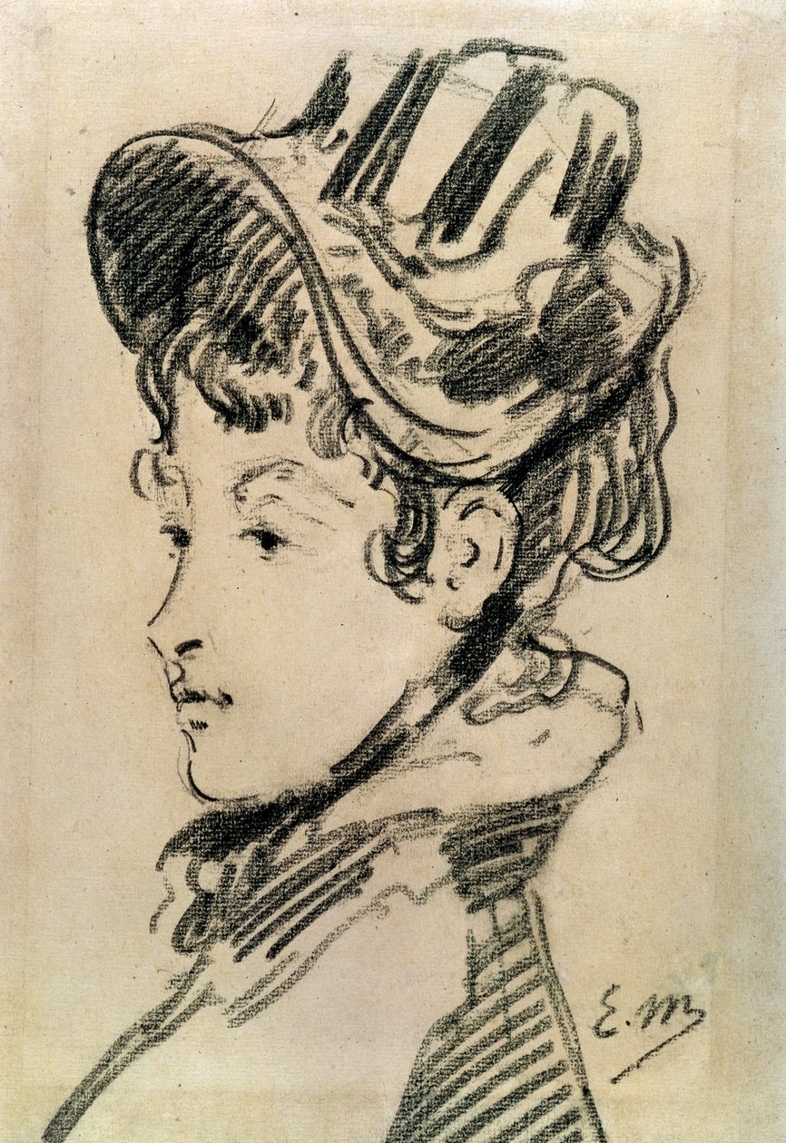 Madame Jules Guillemet, c1880. af Édouard Manet