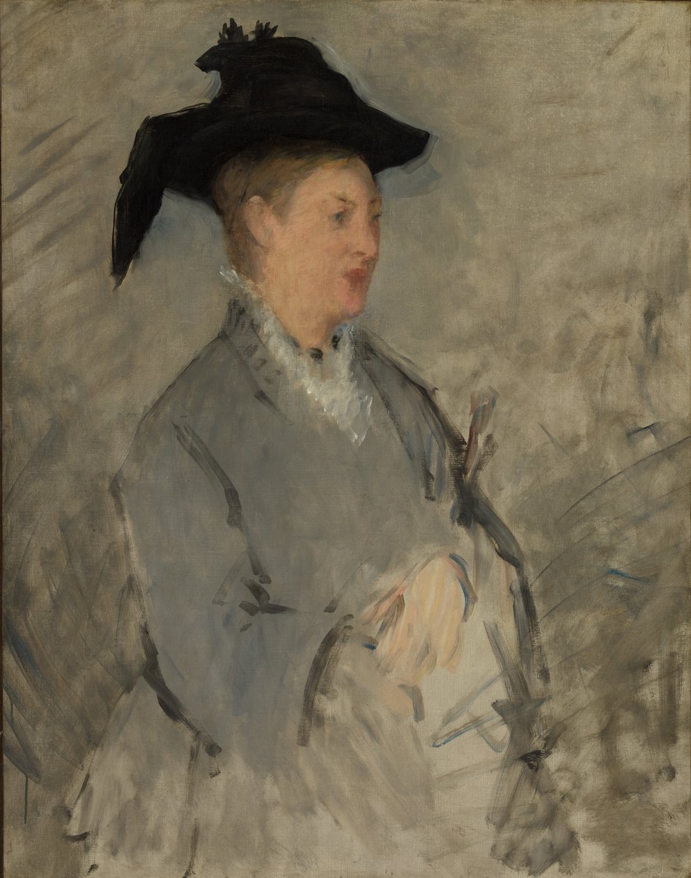 Madame Édouard Manet Suzanne Leenhoff, 1830-1906, ca. 1873. af Édouard Manet