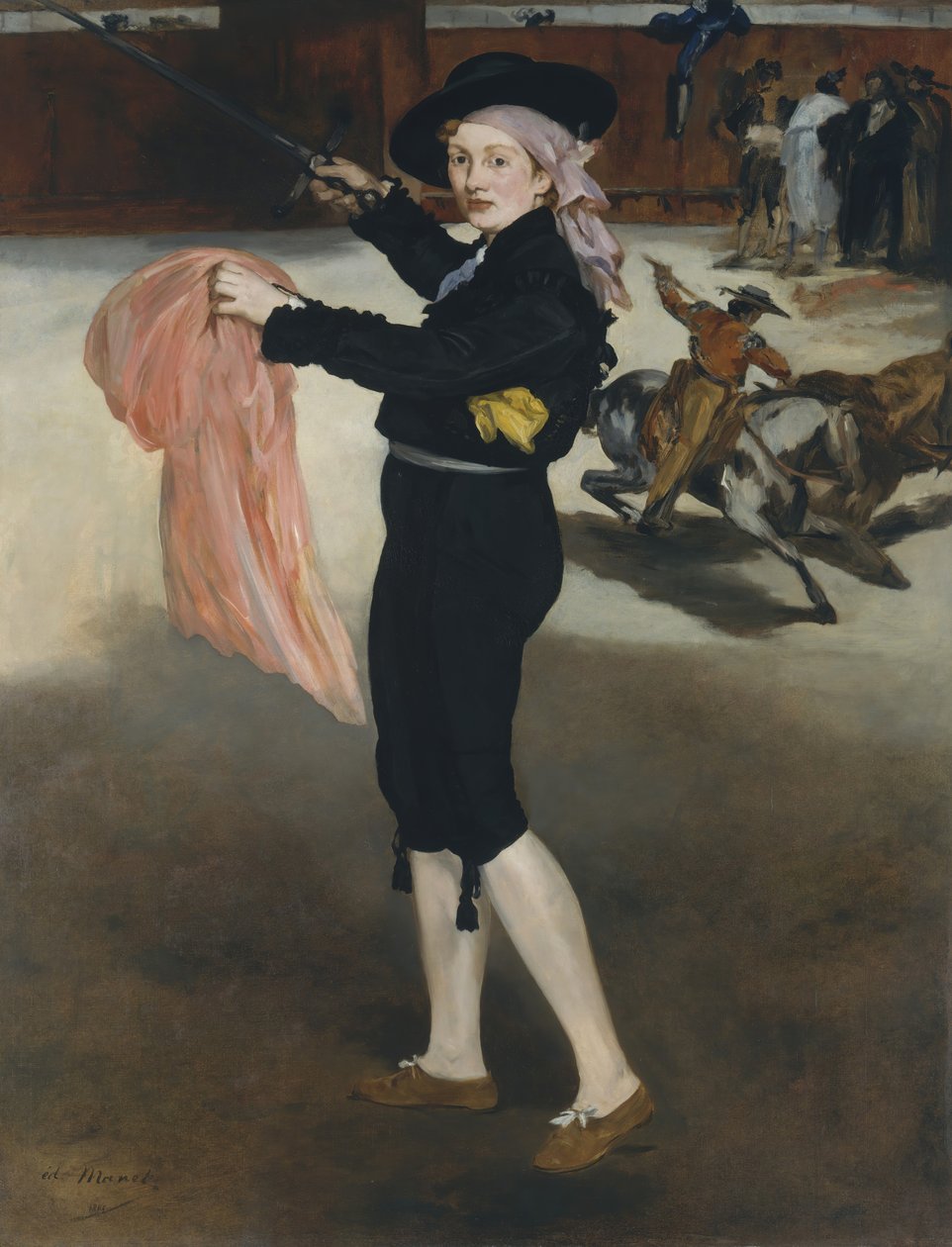 Mademoiselle V. . . i en Espadas kostume, 1862. af Édouard Manet