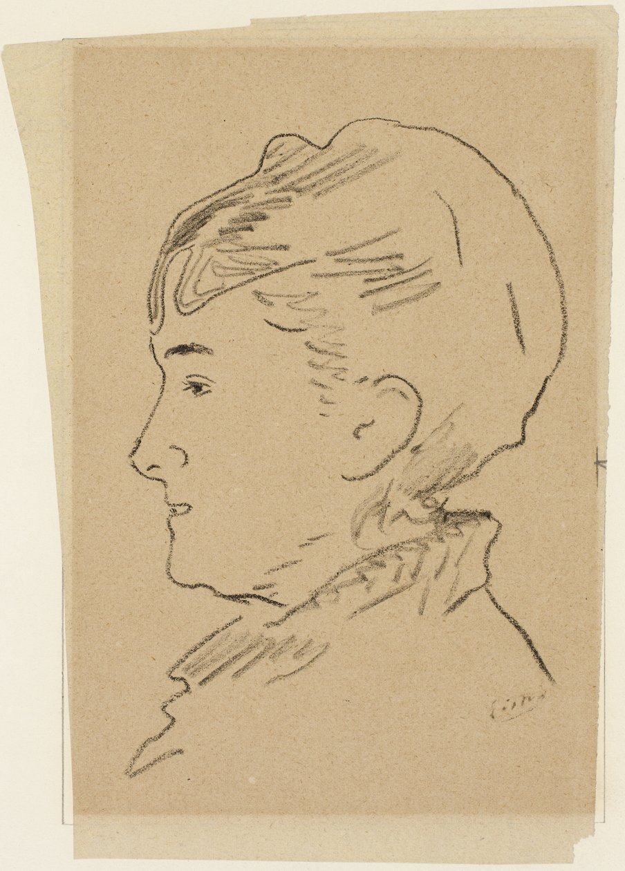 Manet - Mademoiselle Isabelle Lemonnier, 1922.4488 af Édouard Manet