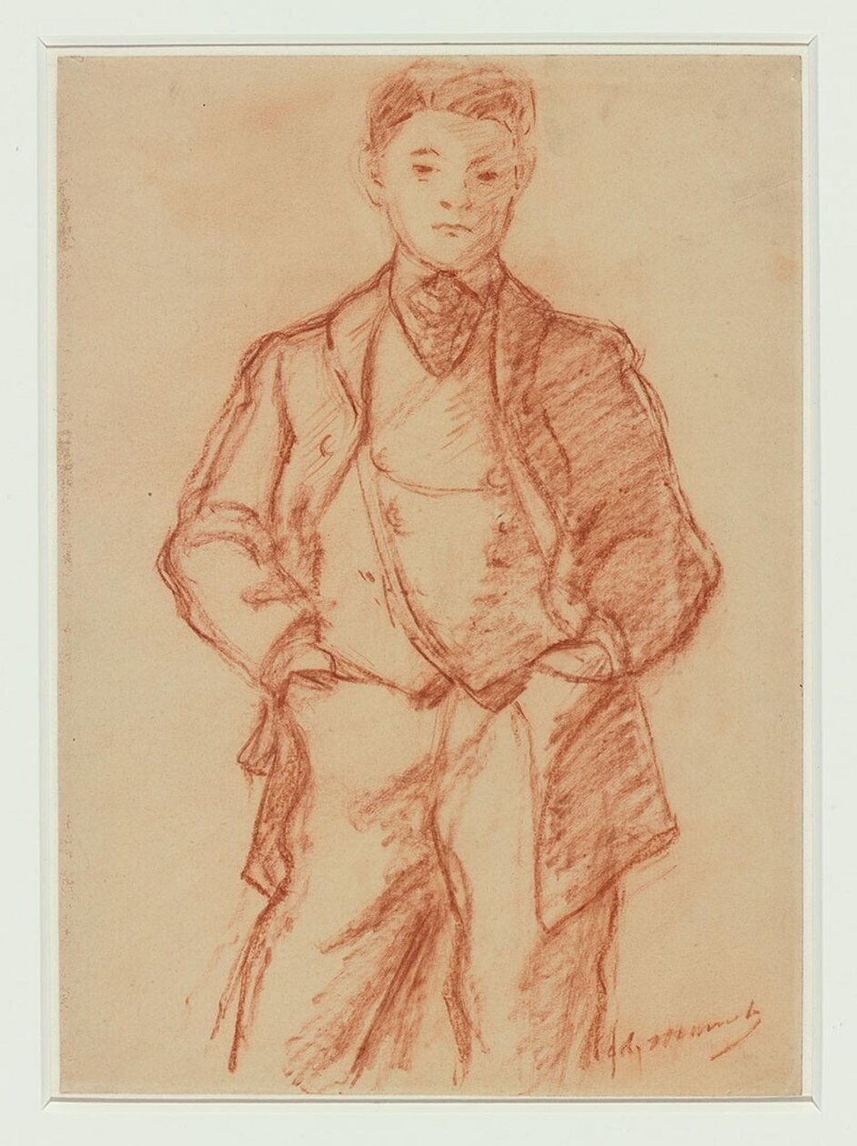 Manet - Portræt af Léon Koëlla-Leenhoff, ca. 1868 af Édouard Manet