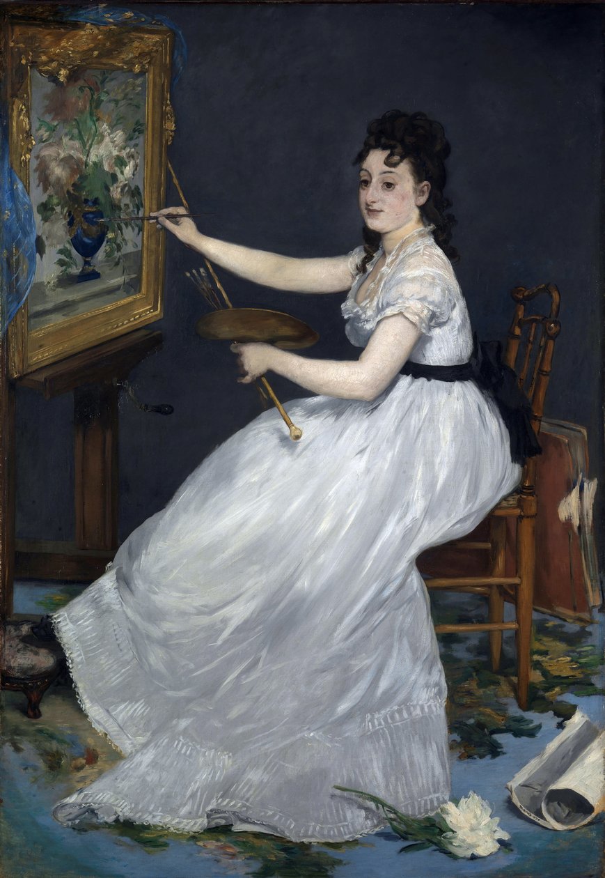 Manet, Edouard (1832-1883) Eva Gonzales (1849-1883) Olie på lærred 1870 National Gallery, London 191x133,4 af Édouard Manet