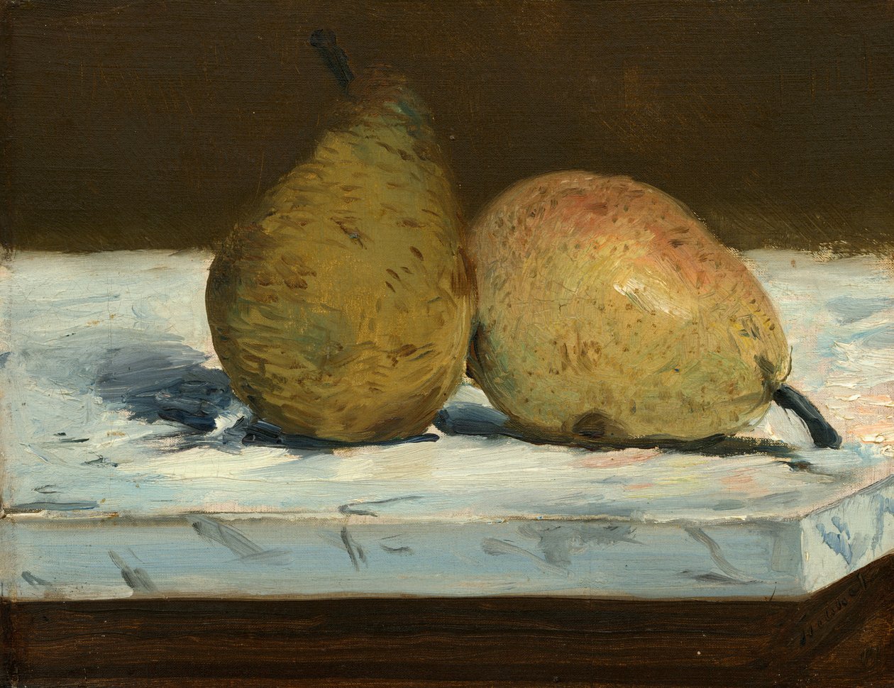 Pærer, 1880. af Édouard Manet