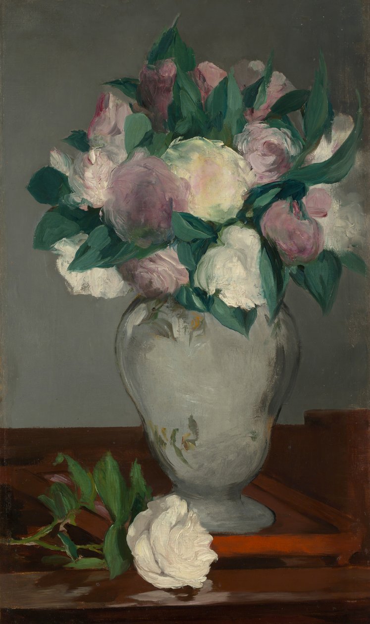 Pæoner, 1864-65. af Édouard Manet