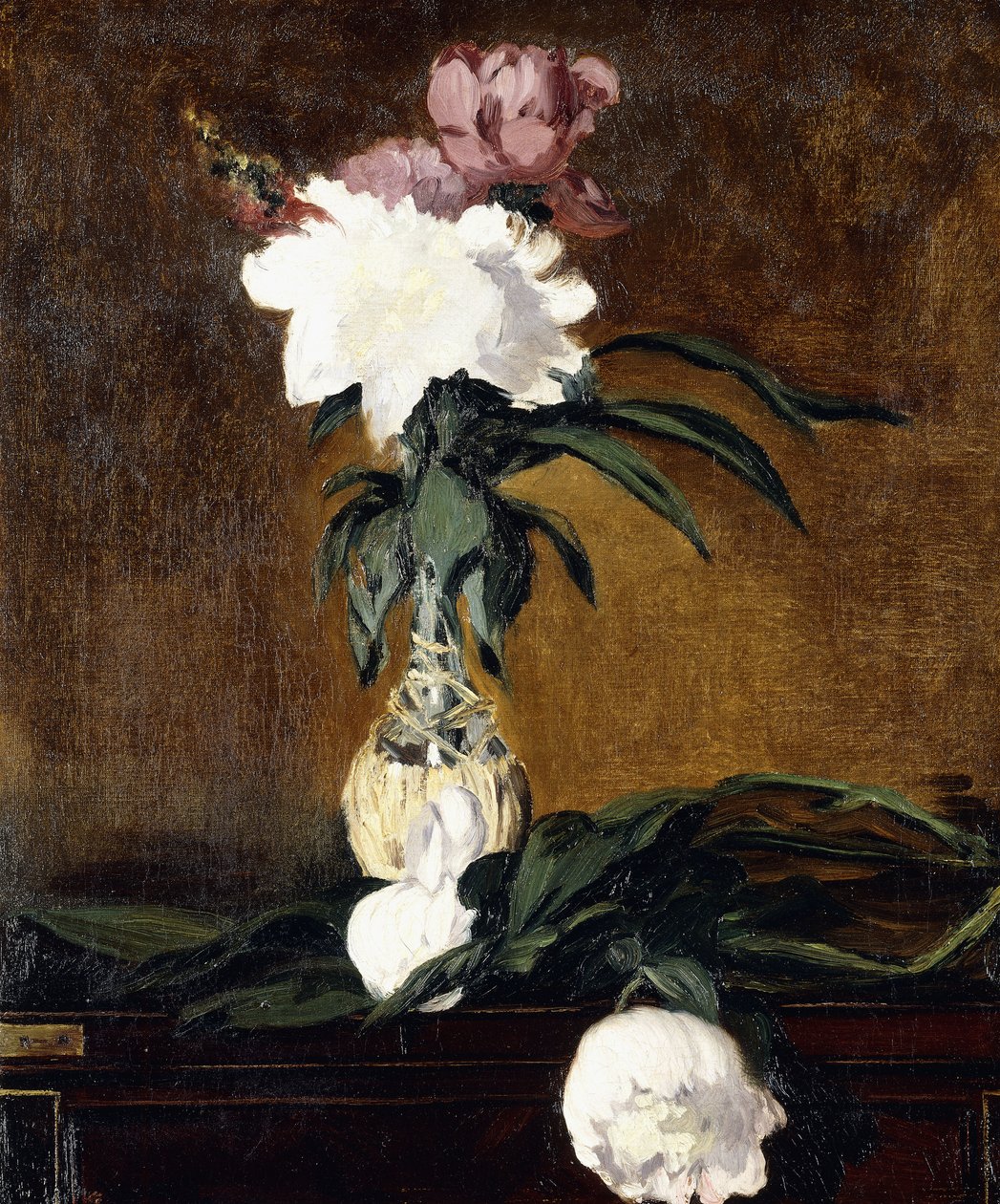 Pæoner i en flaske, 1864 af Édouard Manet