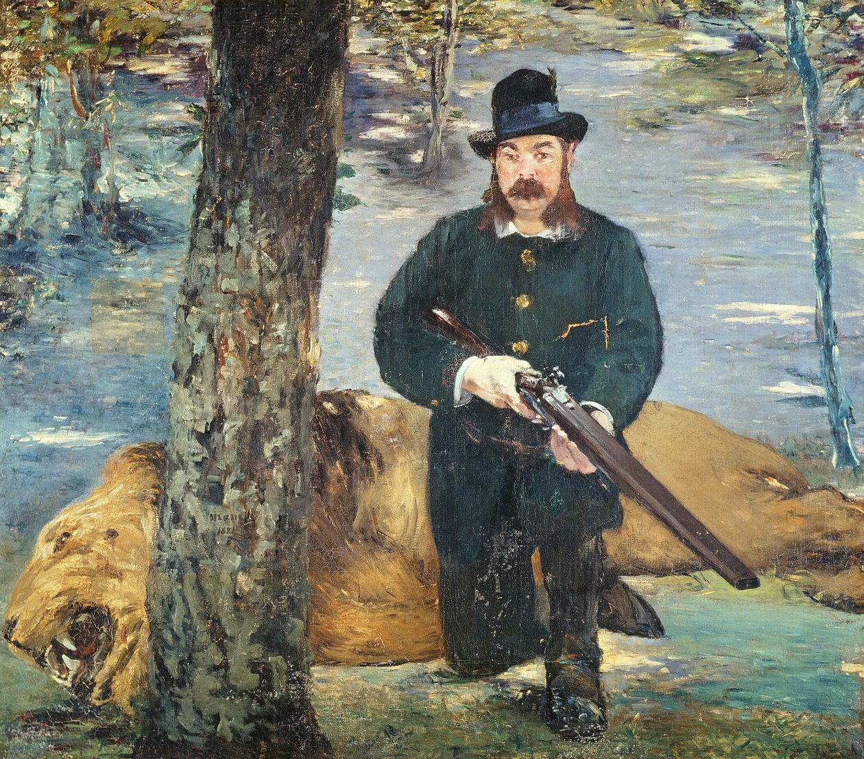 Pertuiset, Løvejæger, 1881 af Édouard Manet