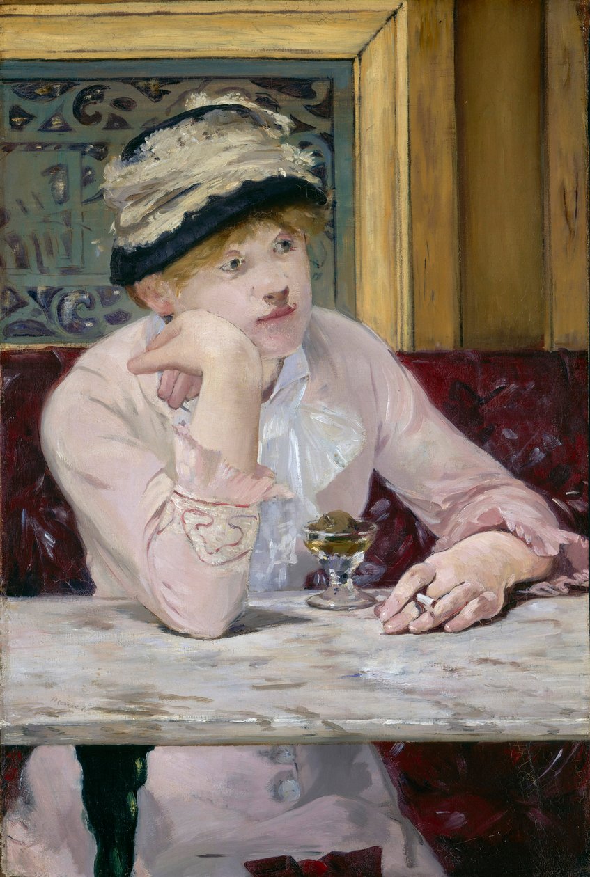 Plum Brandy, ca. 1877 (olie på lærred) af Édouard Manet