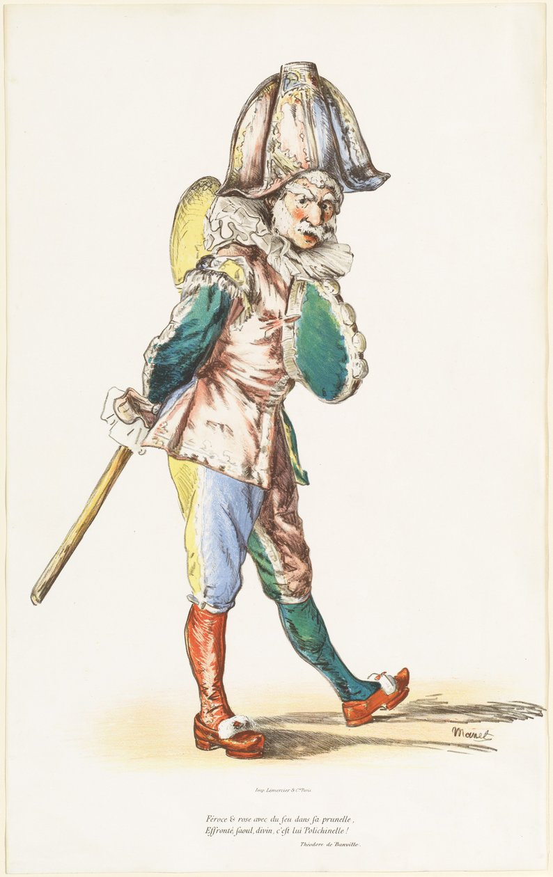 Punchinello af Édouard Manet