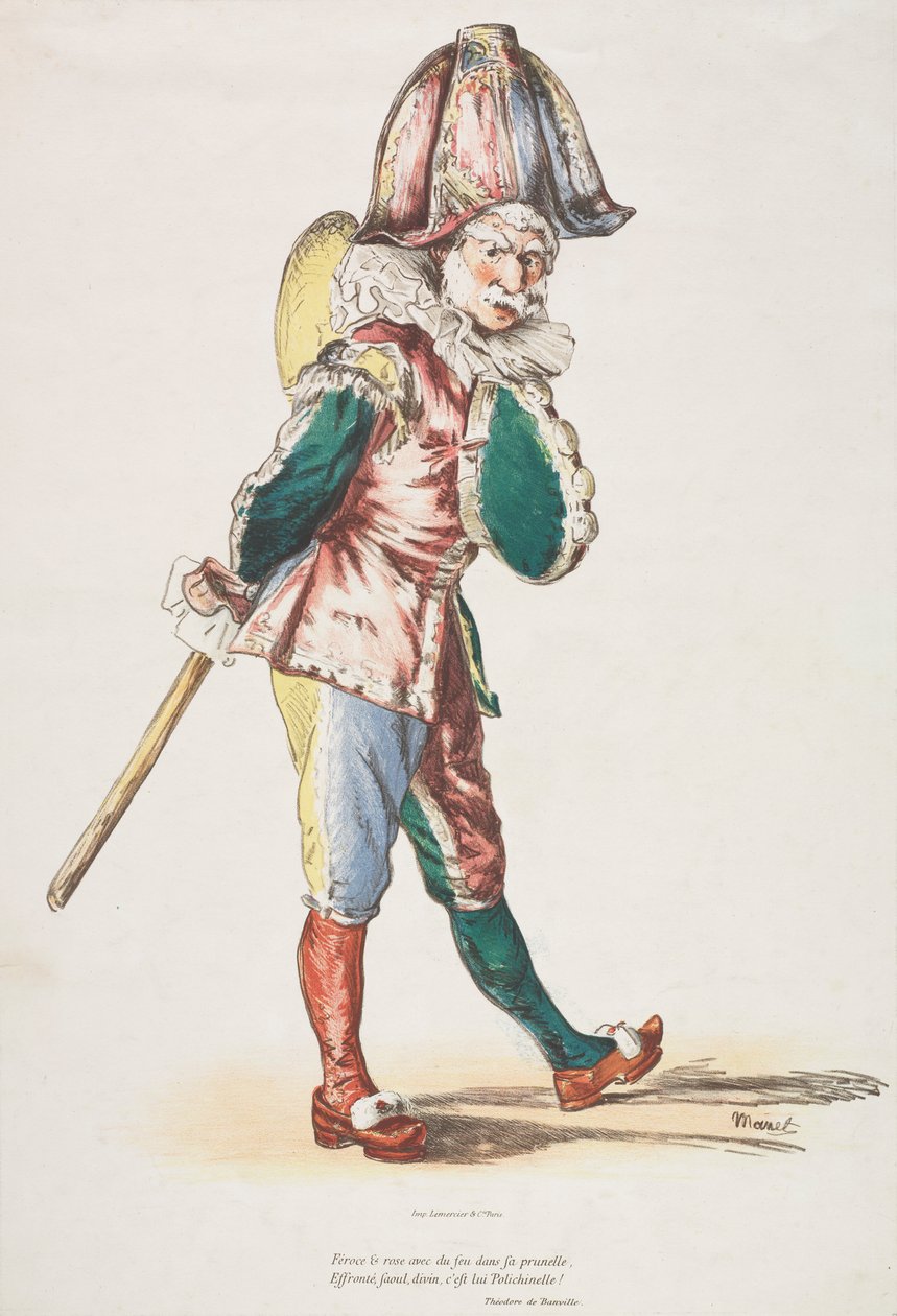 Punchinello af Édouard Manet