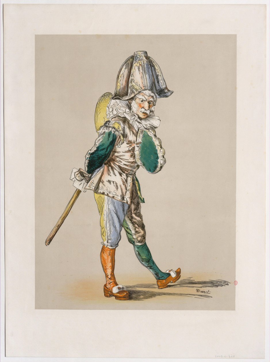 Polichinelle af Édouard Manet