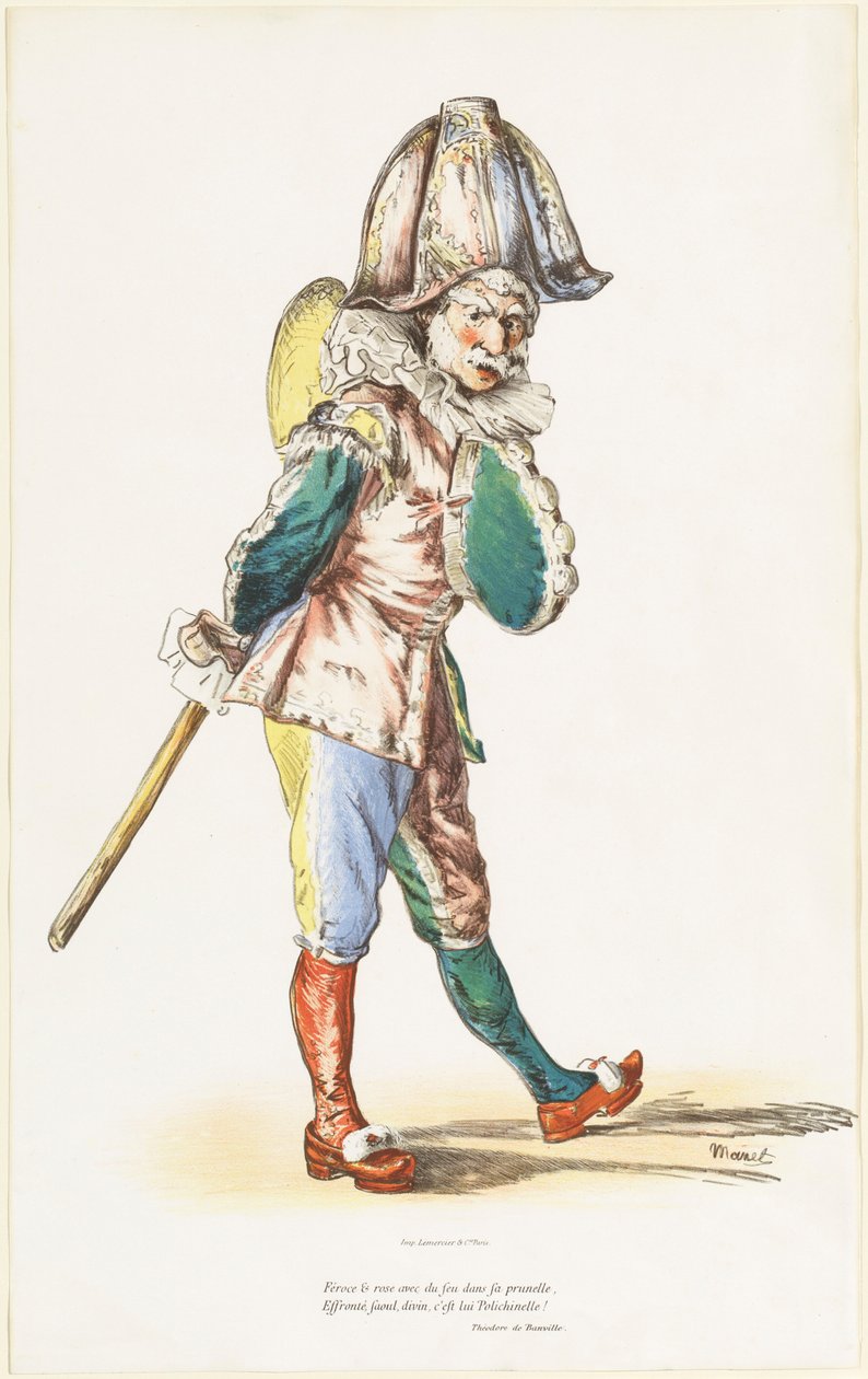 Polichinelle af Édouard Manet