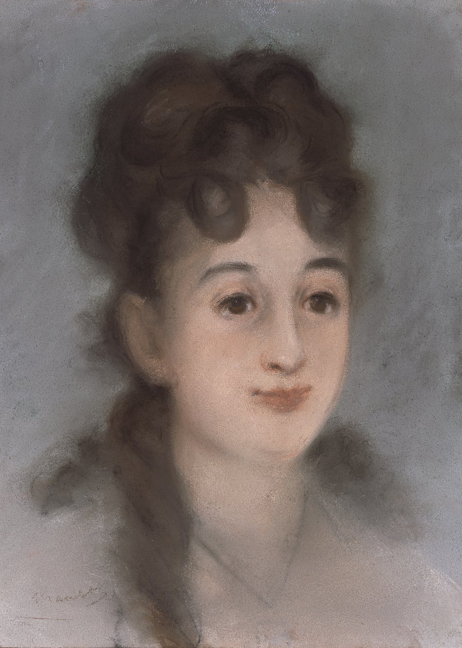 Portræt af Eva Gonzalès af Édouard Manet