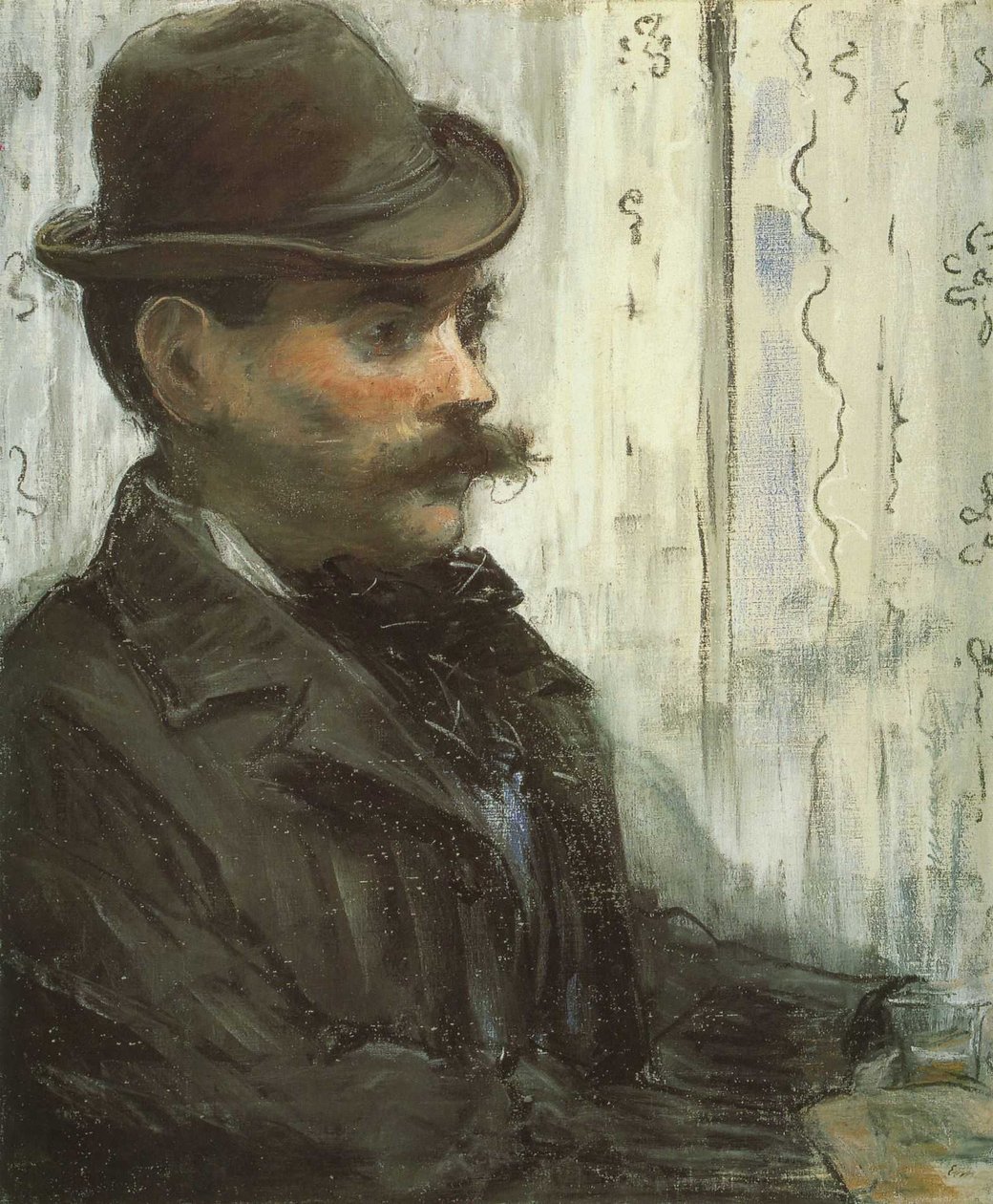 Portræt af Alphonse Maureau af Édouard Manet