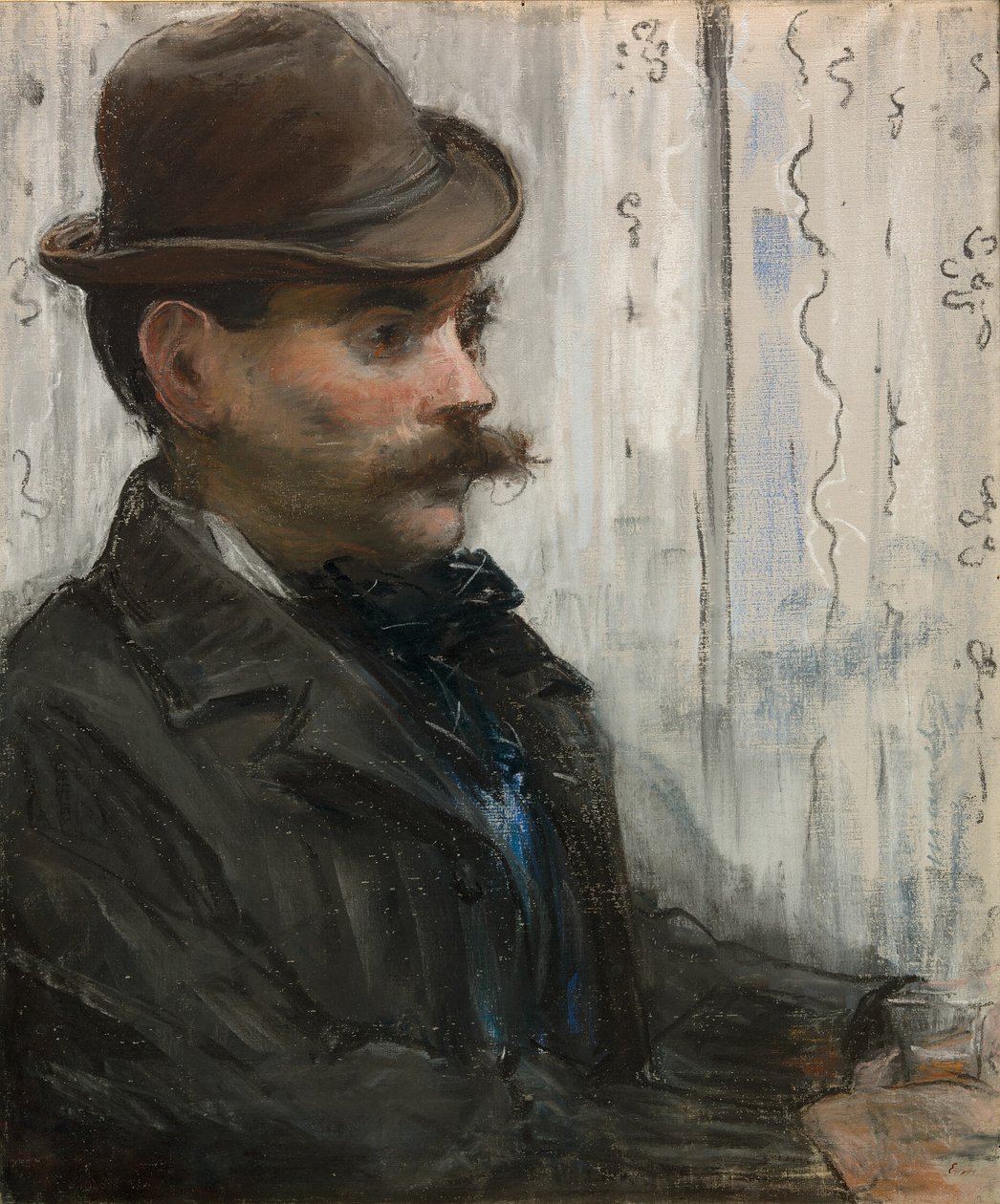 Portræt af Alphonse Maureau af Édouard Manet
