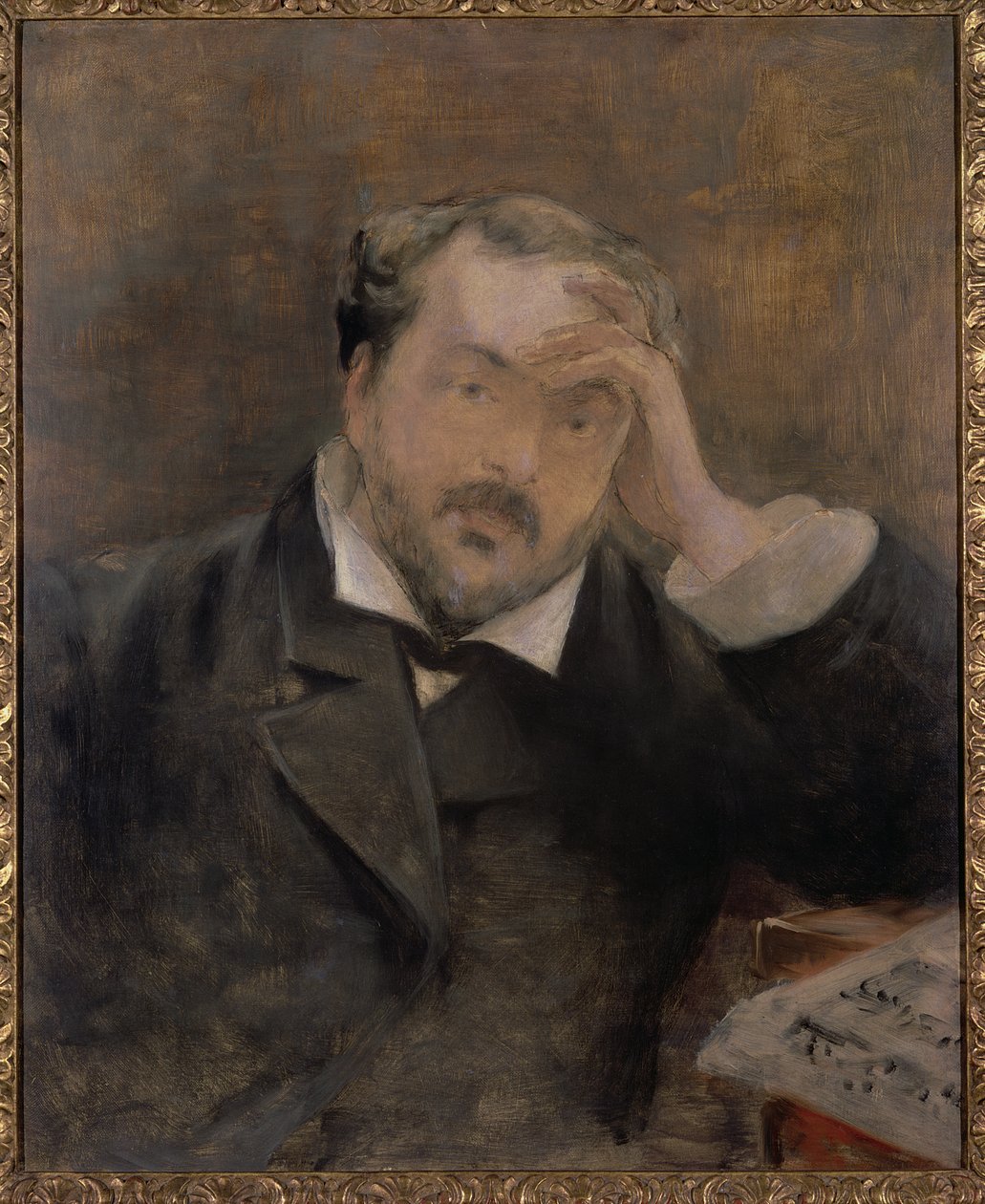 Portræt af Emmanuel Chabrier (1841-94) 1881 af Édouard Manet