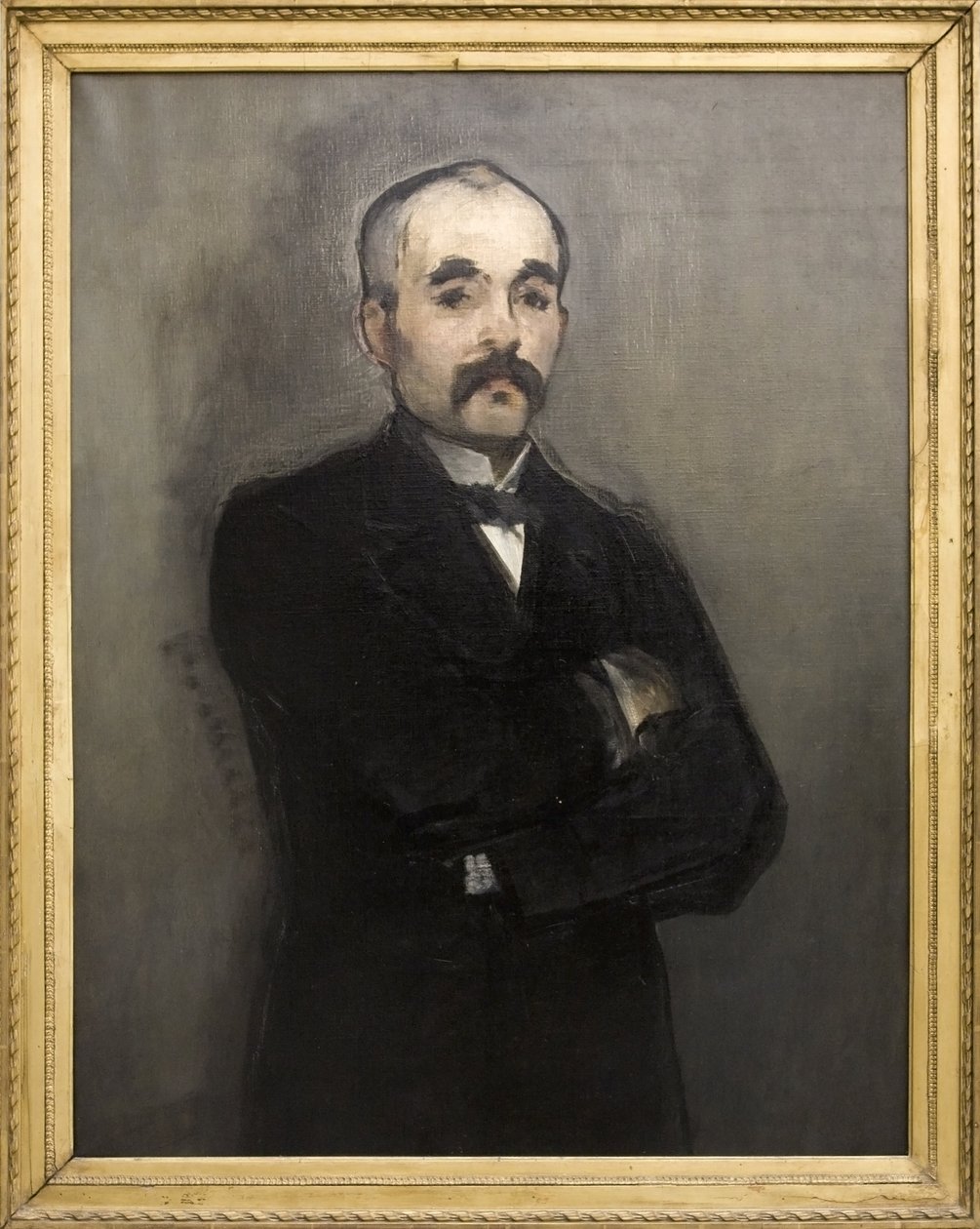 Portræt af Georges Clemenceau (olie på lærred) af Édouard Manet