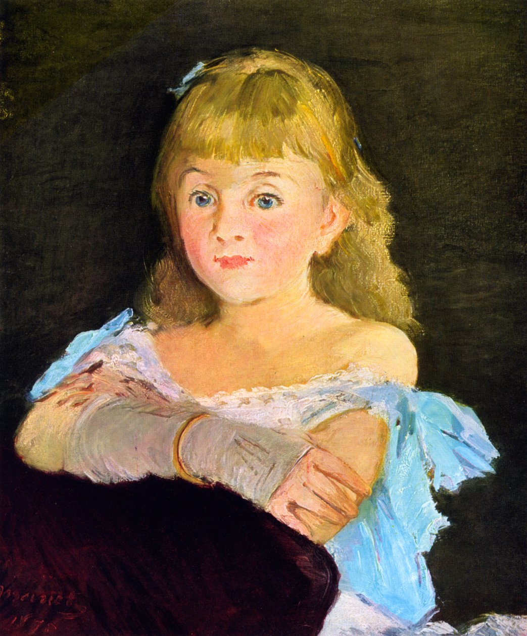 Portræt af Lina Campineanu, 1878. af Édouard Manet