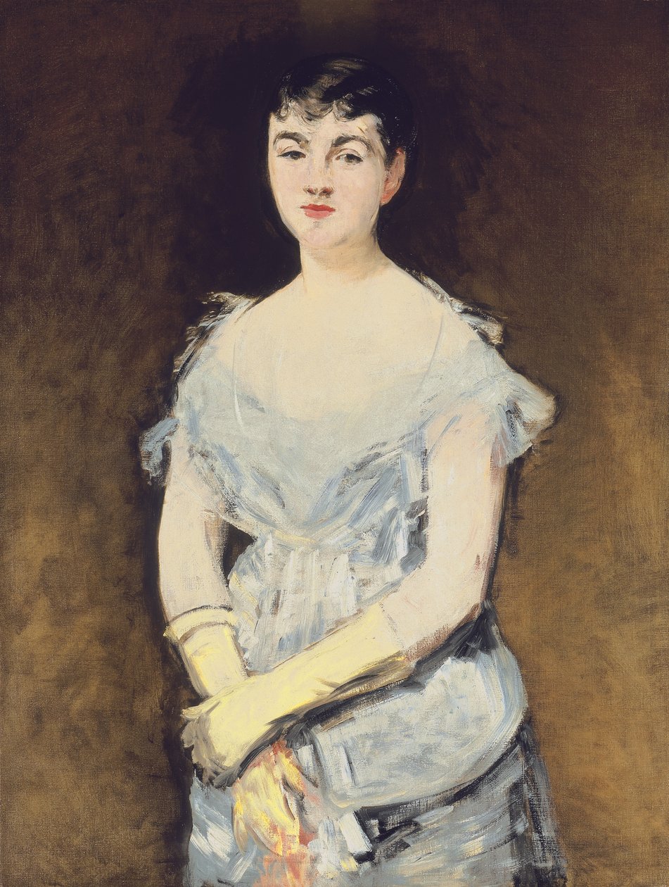 Portræt af Miss Isabelle Lemonnier af Édouard Manet