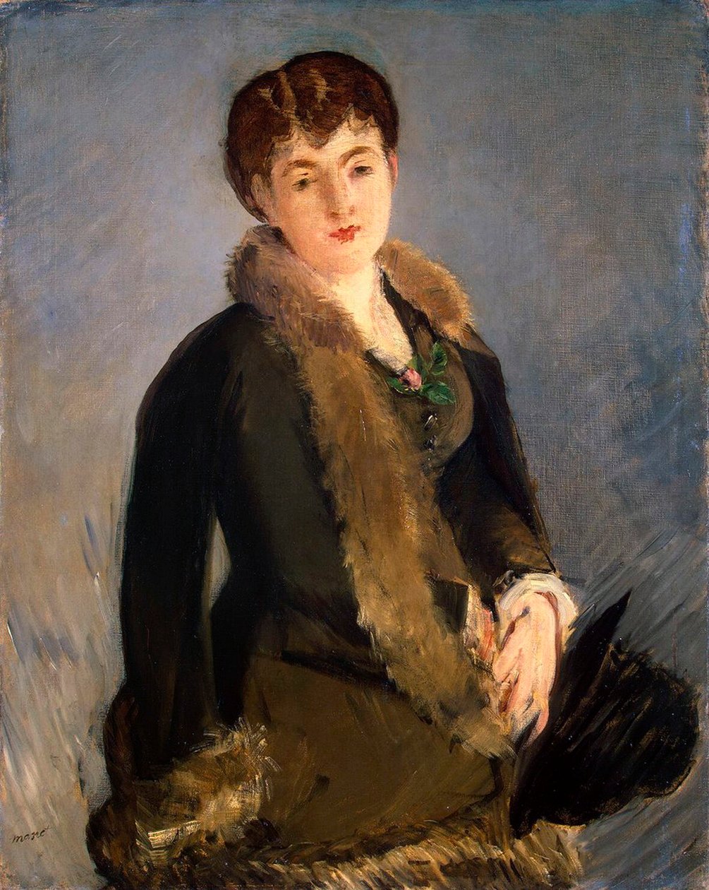 Portræt af Mademoiselle Isabelle Lemonnier, c1880. af Édouard Manet