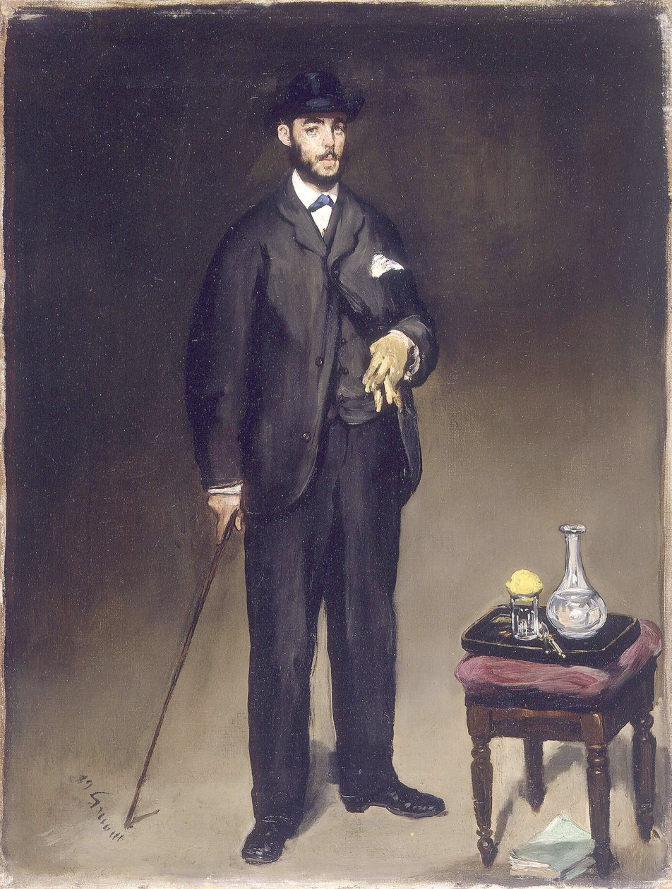 Portræt af Théodore Duret af Édouard Manet