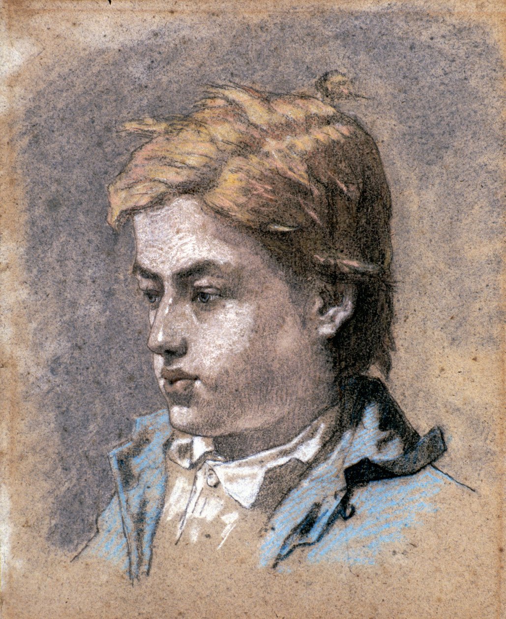 Portræt af en ung mand, ca. 1856 af Édouard Manet