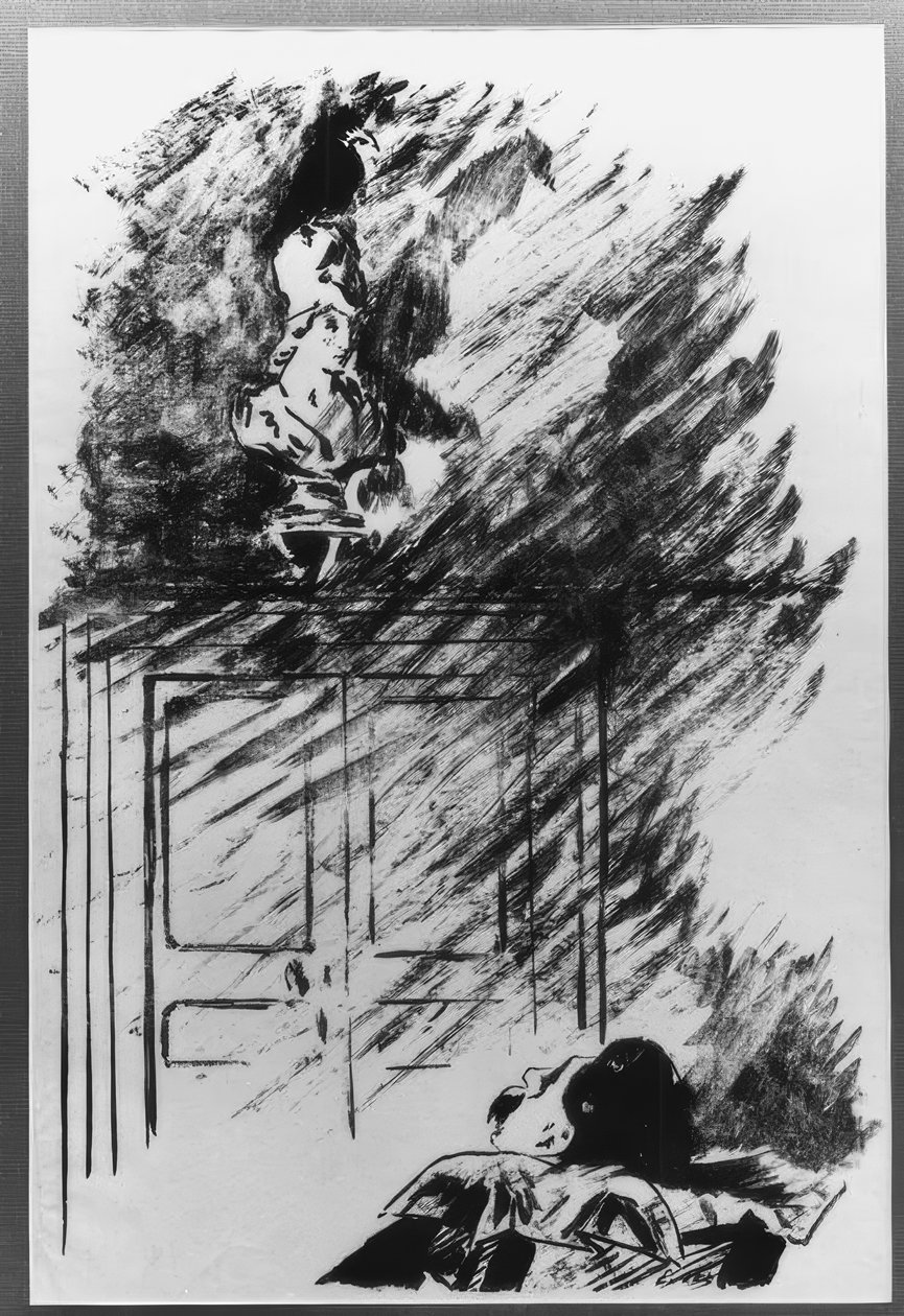 Sæt dig på Pallas buste…. af Édouard Manet