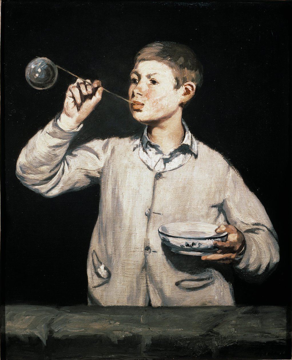 Sæbebobler maleri af Edouard Manet (1832-1883) 1867 Dim. 100x81 cm Sao Paulo, Museum of Art af Édouard Manet