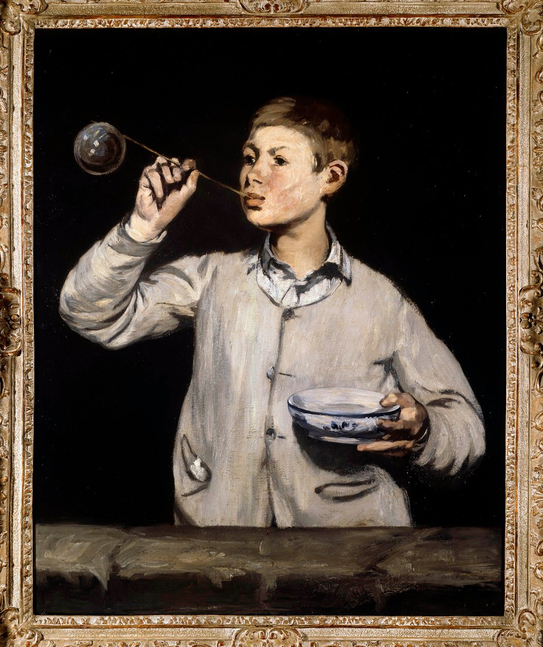Sæbebobler. Maleri af Edouard Manet (1832-1883) 1867 af Édouard Manet