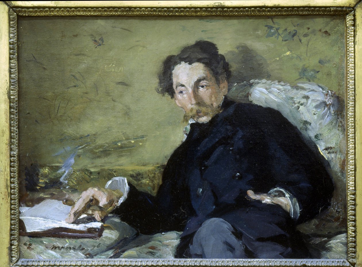 Stéphane Mallarme (1842 - 1898) - af Edouard Manet af Édouard Manet