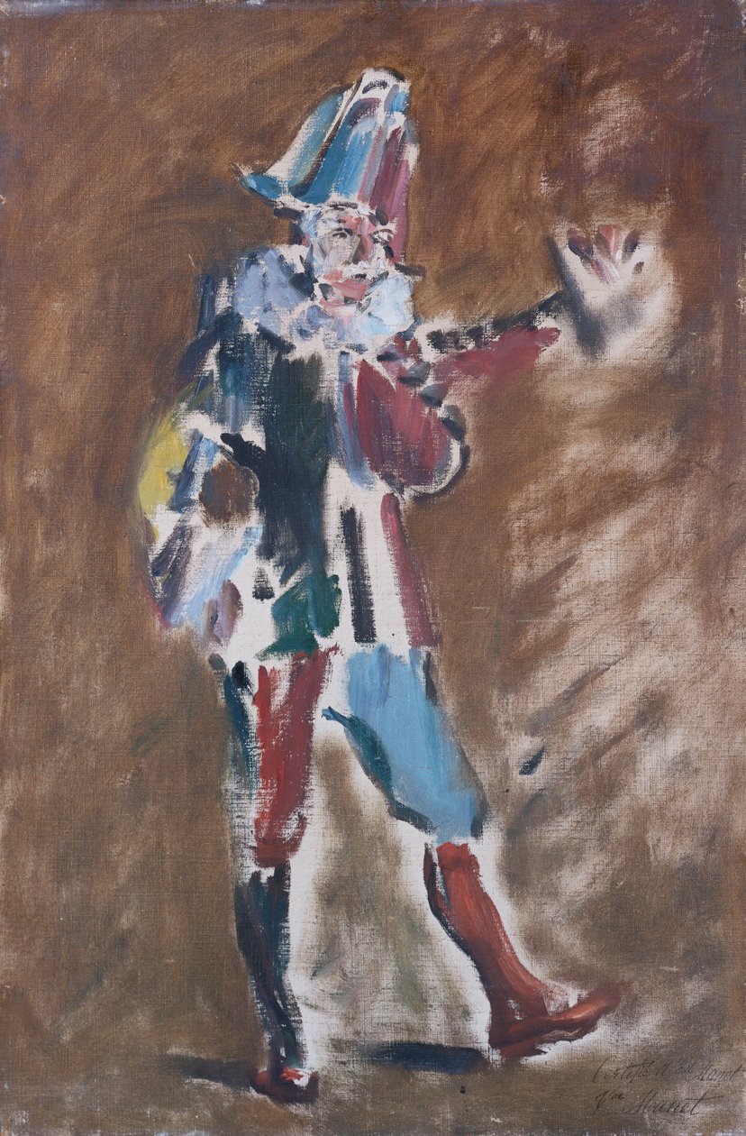 Studie for Polichinelle, 1873 af Édouard Manet