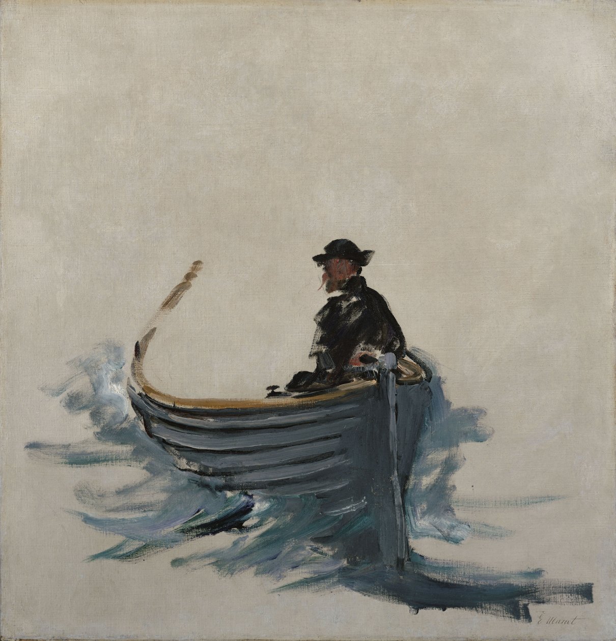 Studie til The Escape of Rochefort, 1881 af Édouard Manet