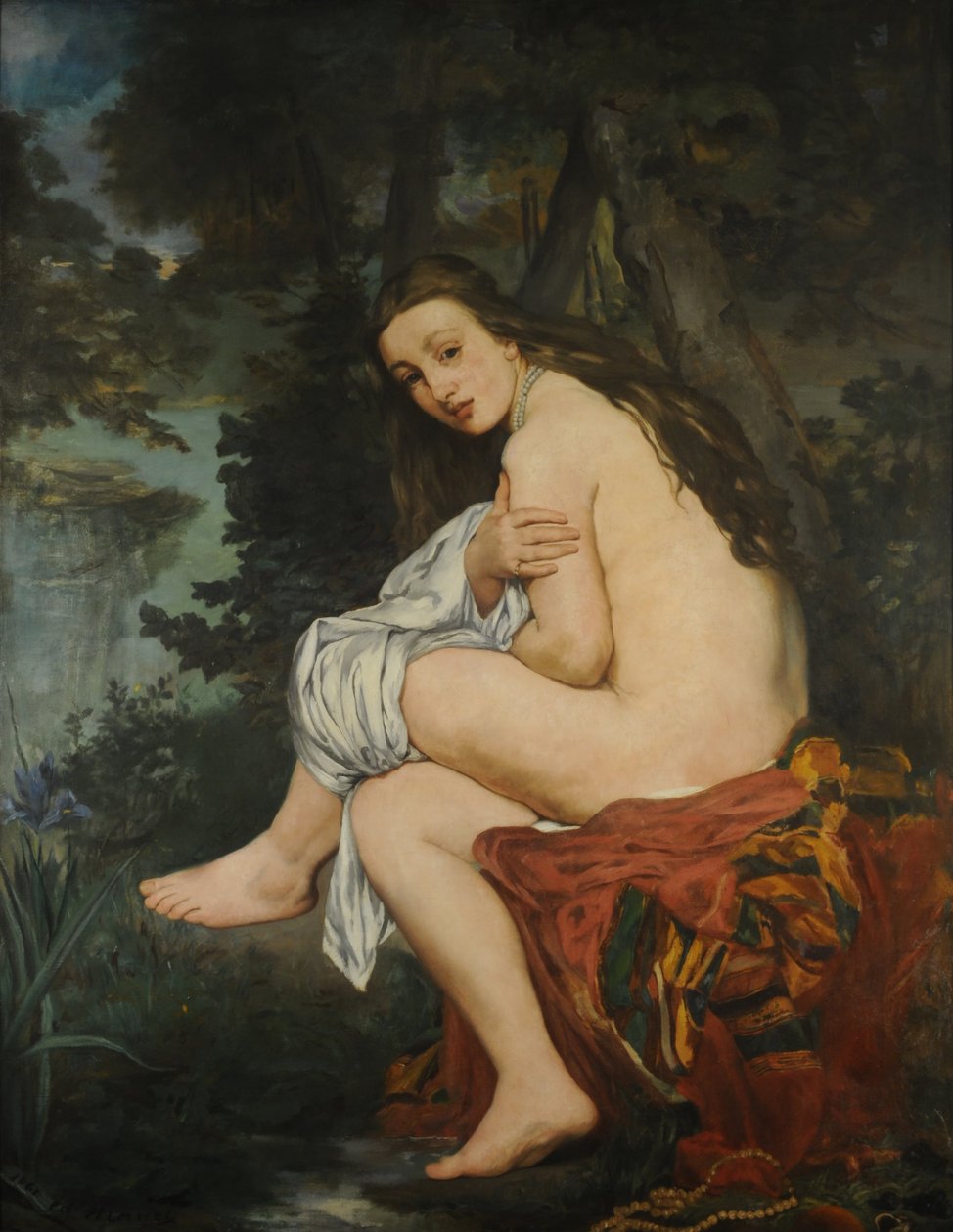 Overrasket nymfe, 1861 af Édouard Manet