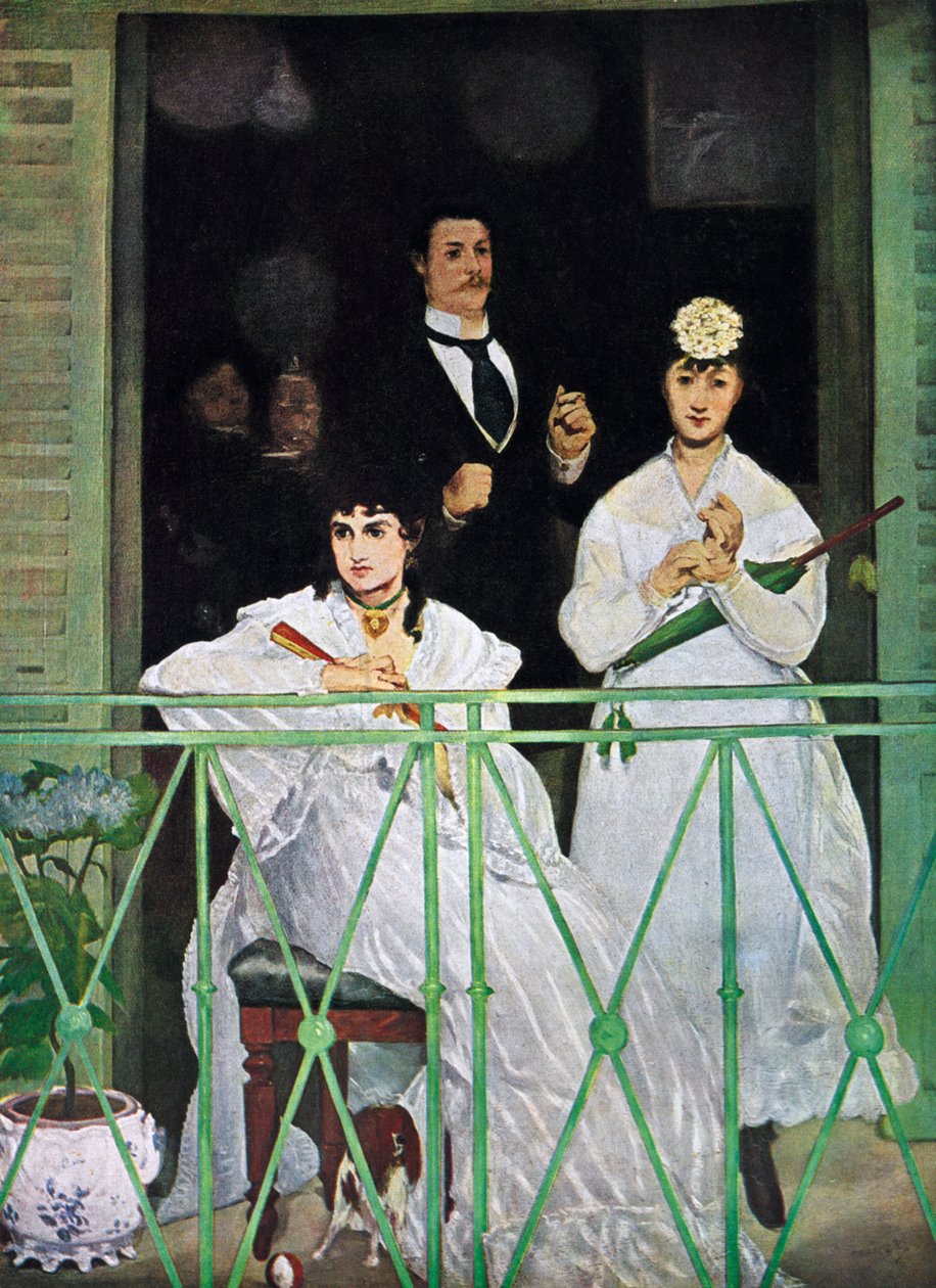 Balkonen, 1868-1869. af Édouard Manet