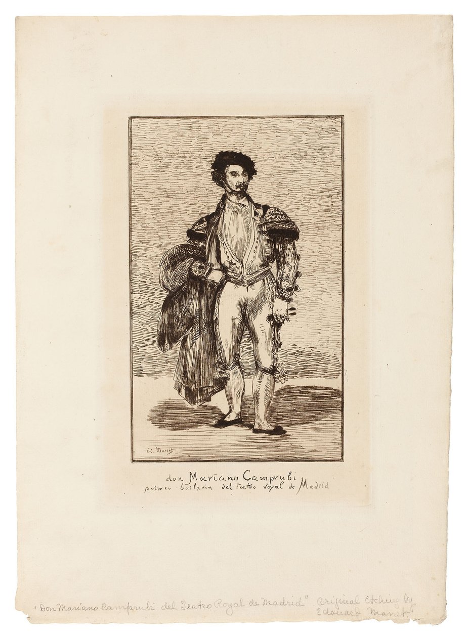 Balletdanseren (Don Mariano Camprubi) af Édouard Manet