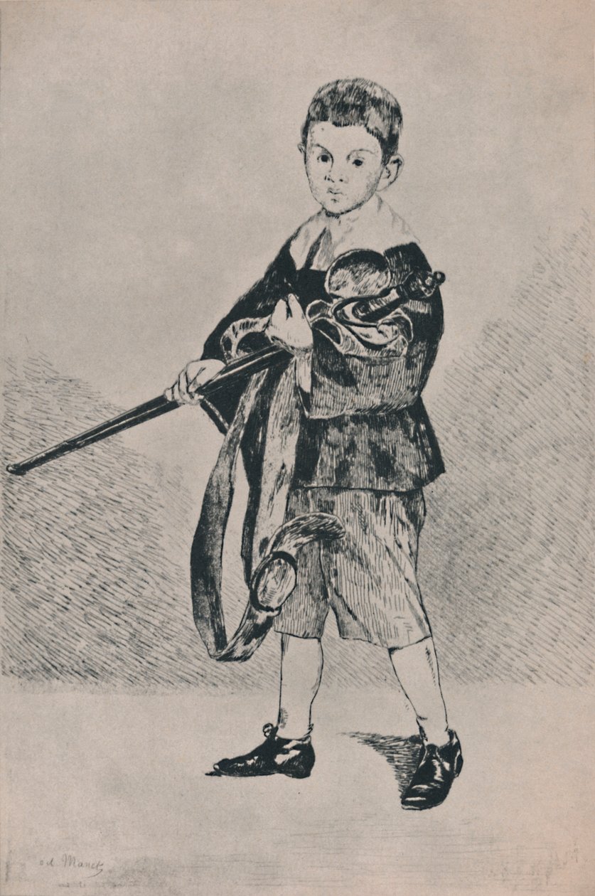 Drengen med sværdet, 1862, 1946 af Édouard Manet