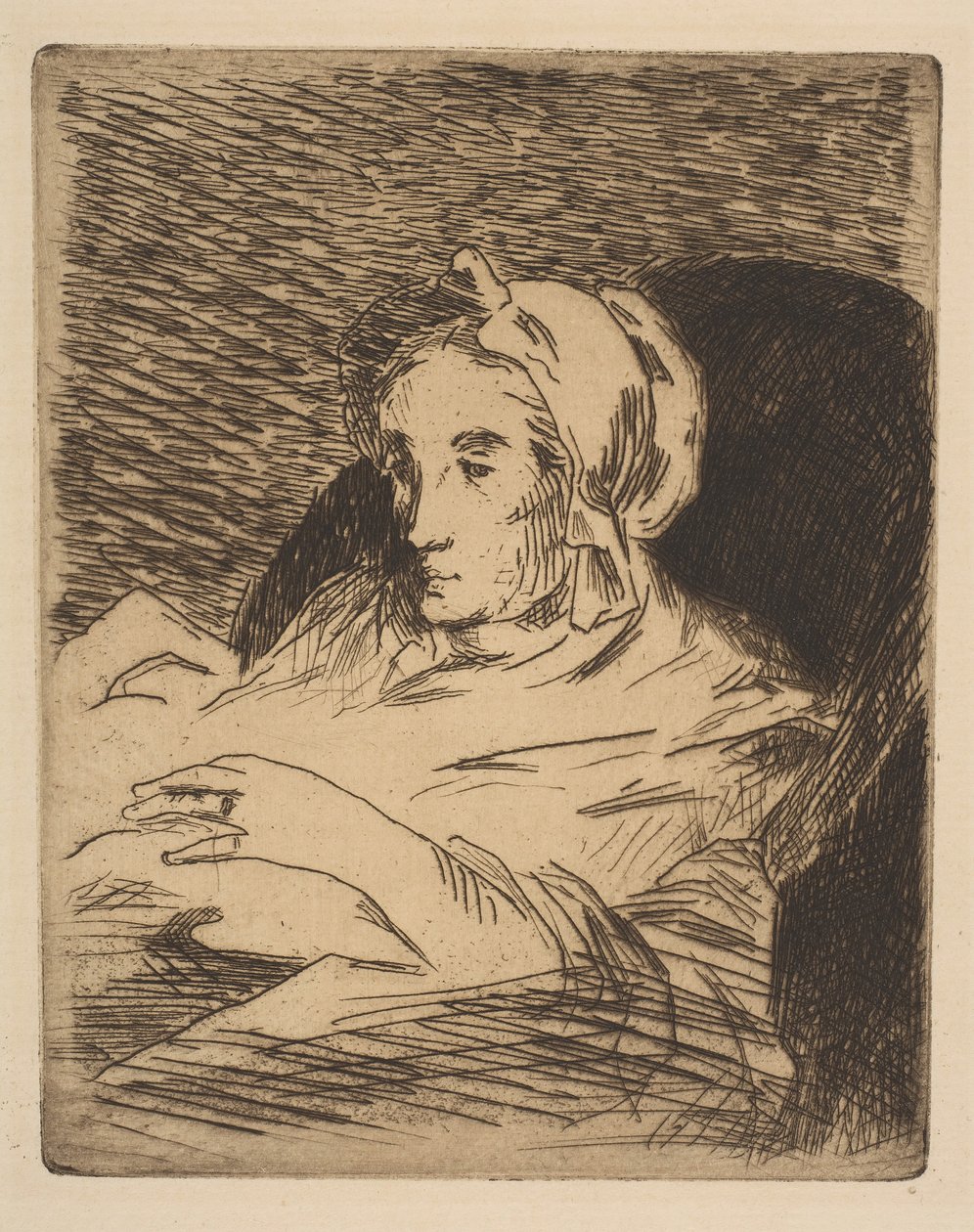 Den rekonvalescente Suzanne Manet, 1879-81. af Édouard Manet